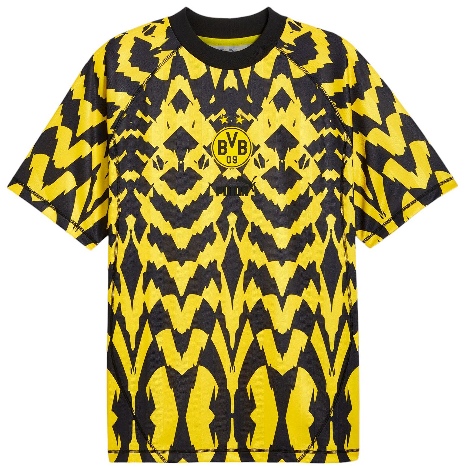 PUMA Adult Borussia Dortmund 2024-2025 Yellow Retro Replica Jersey product image
