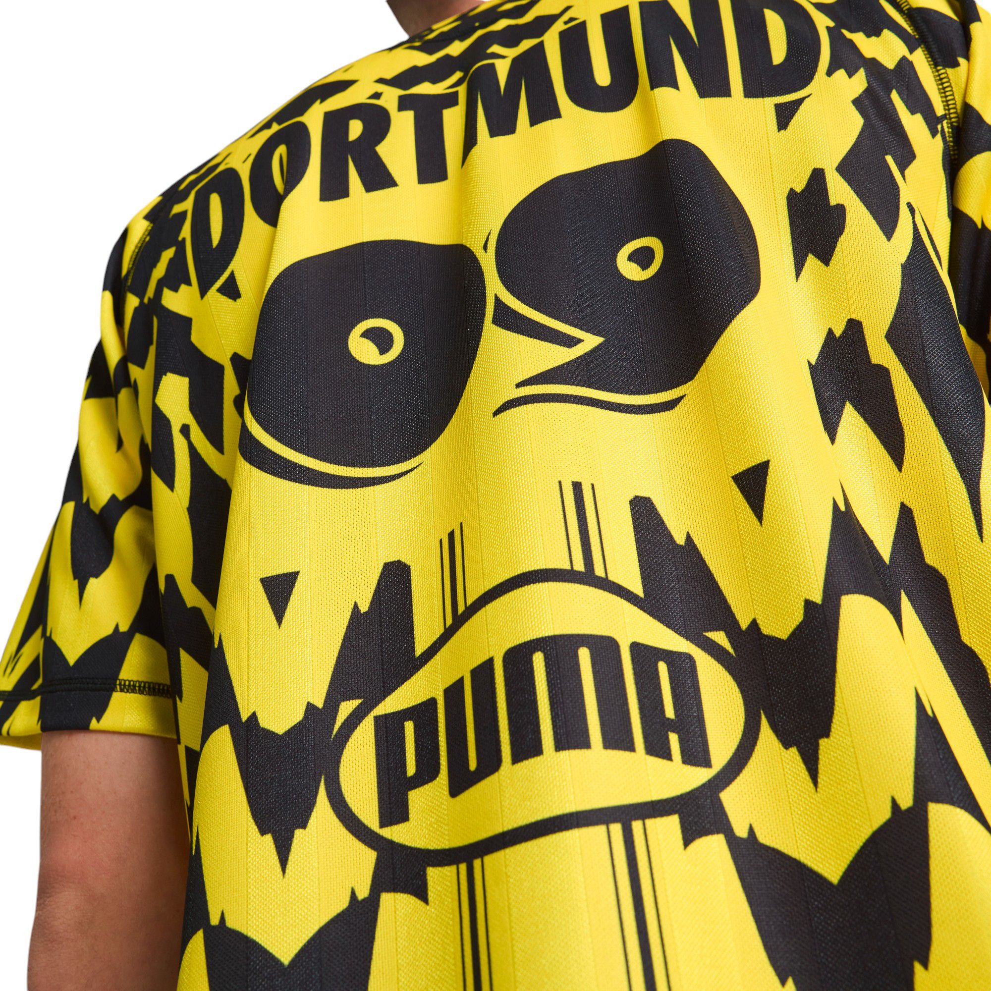 PUMA Adult Borussia Dortmund 2024-2025 Yellow Retro Replica Jersey product image