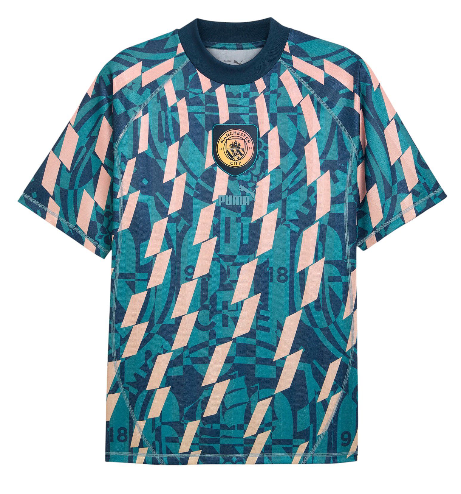 PUMA Adult Manchester City 2024-2025 Blue Retro Replica Jersey product image