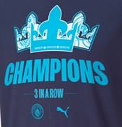 Manchester City 2021/22 Premier League Champions T-Shirt - Navy