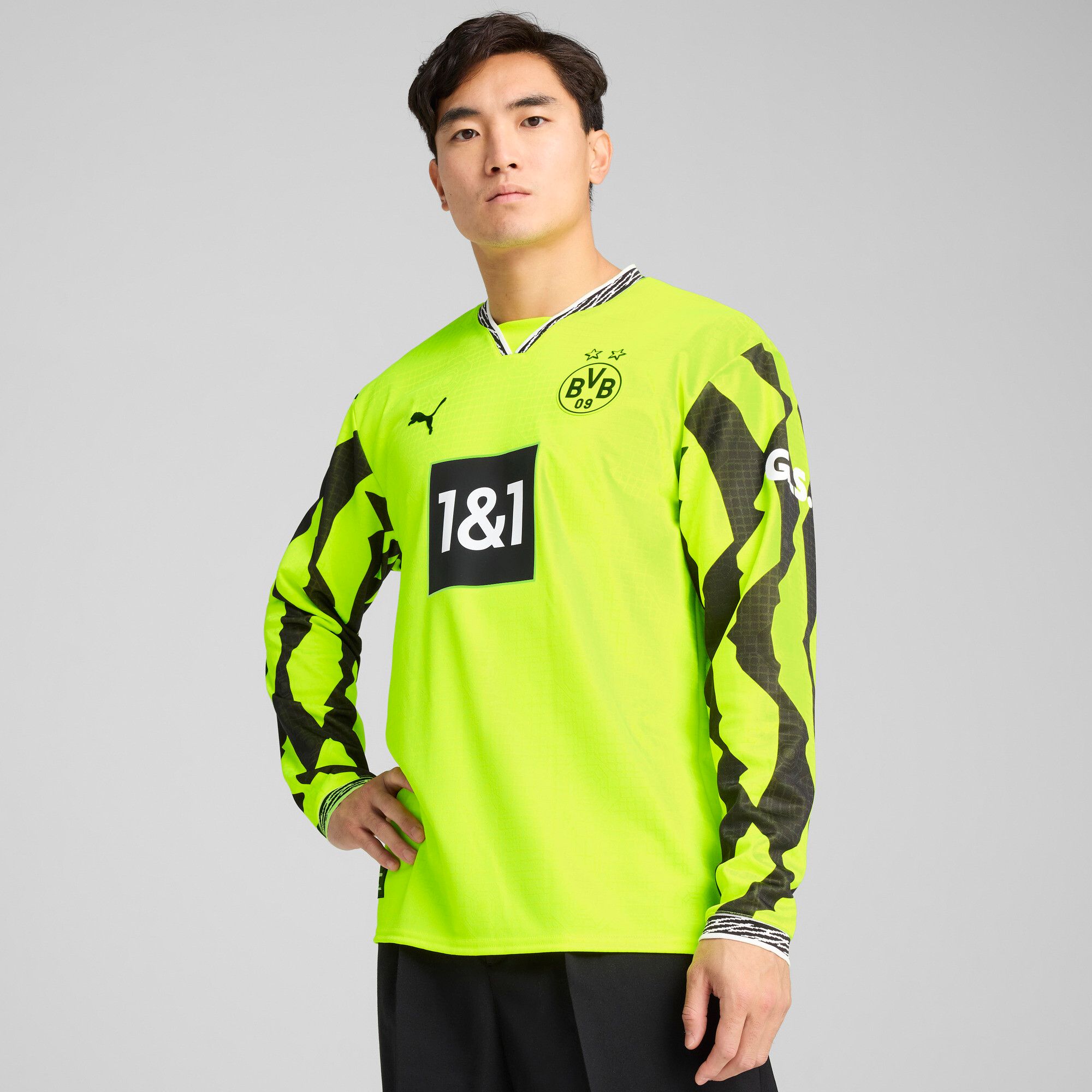 PUMA Adult Borussia Dortmund Home Long Sleeve Replica Jersey product image