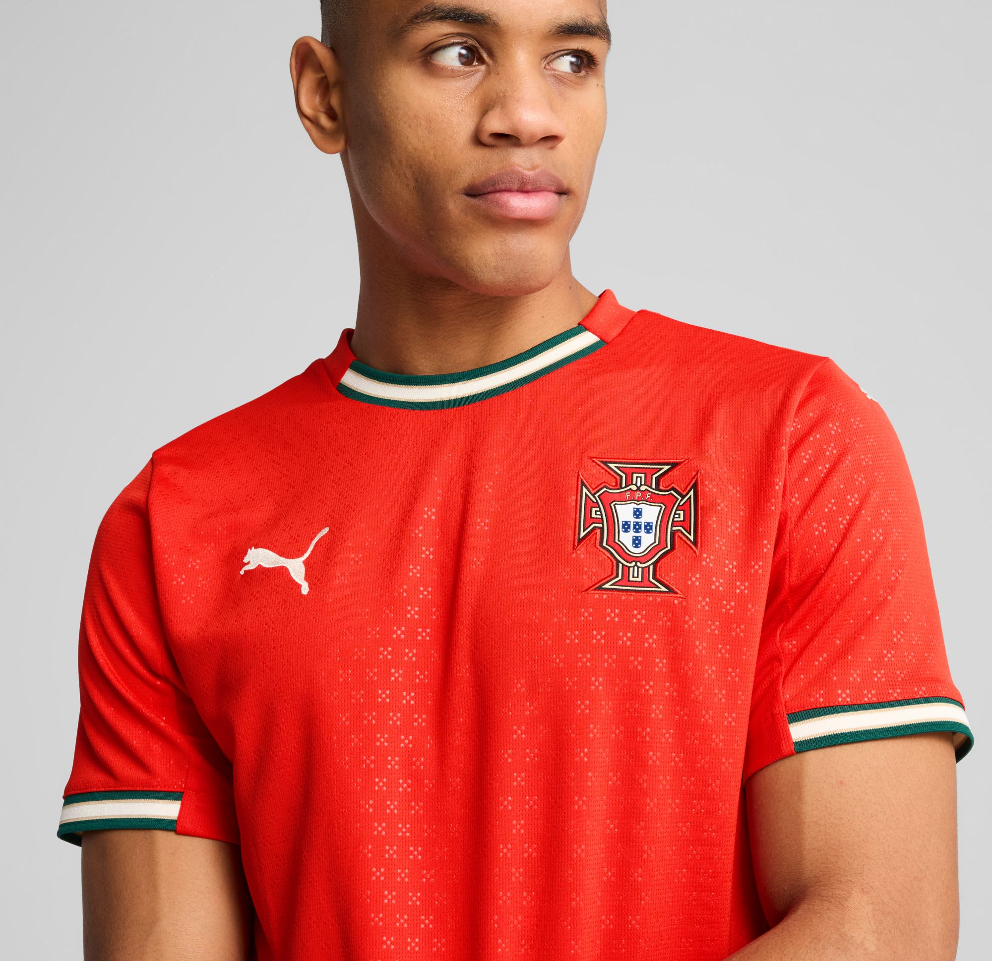 PUMA Adult Portugal Red Home Replica Jersey product image