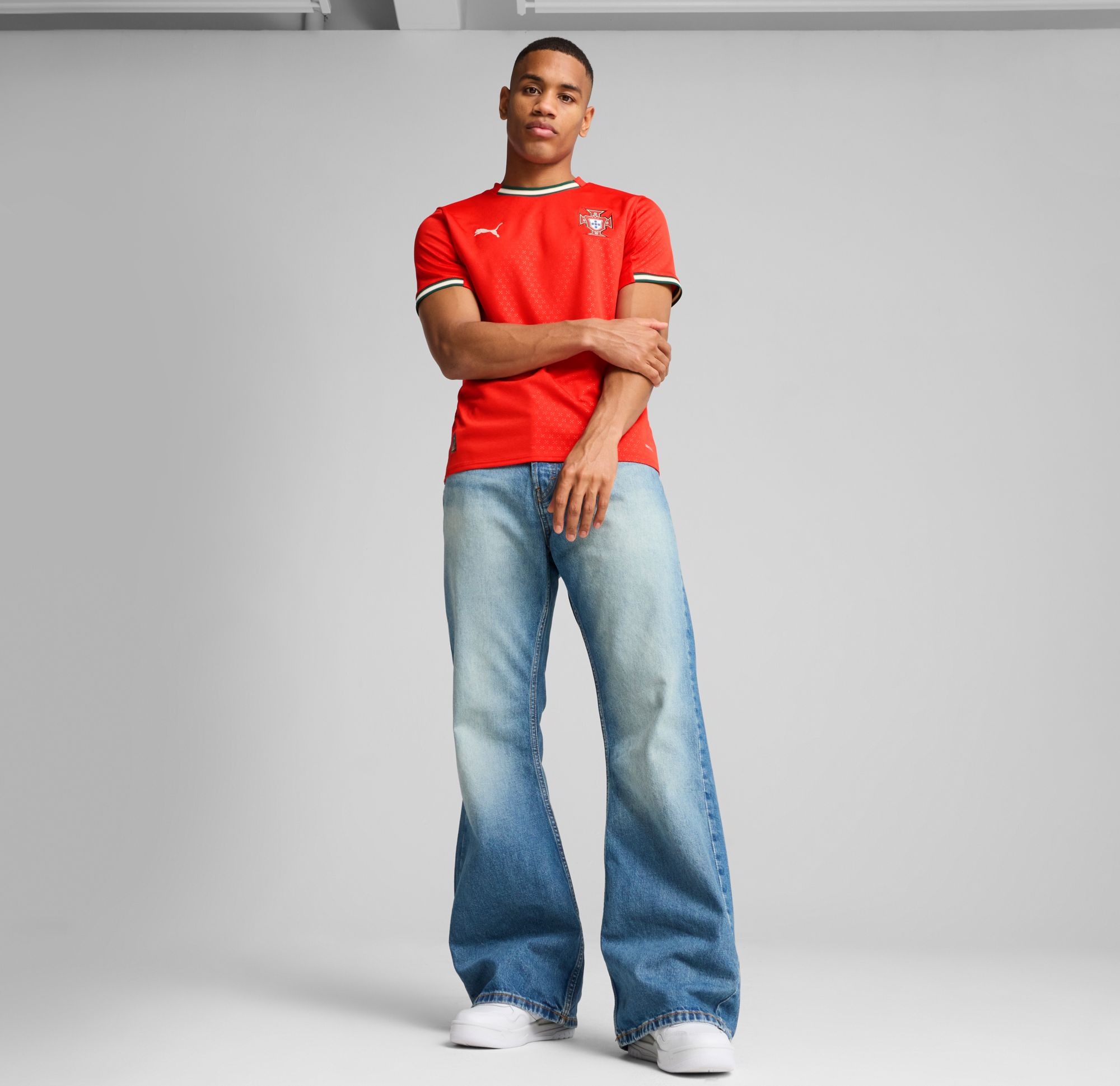 PUMA Adult Portugal Red Home Replica Jersey product image