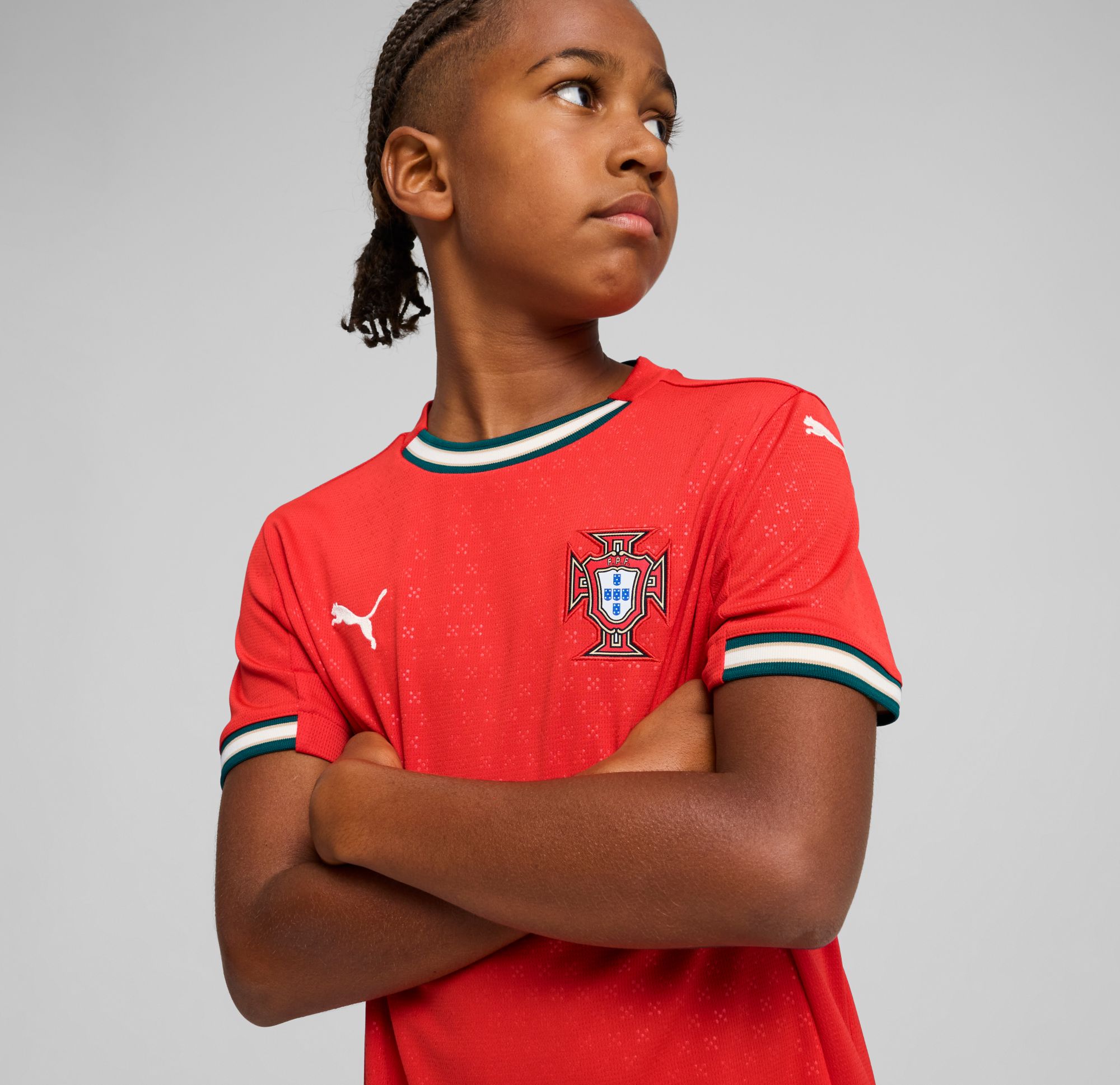 PUMA Youth Portugal 2025 Red Home Replica Jersey product image