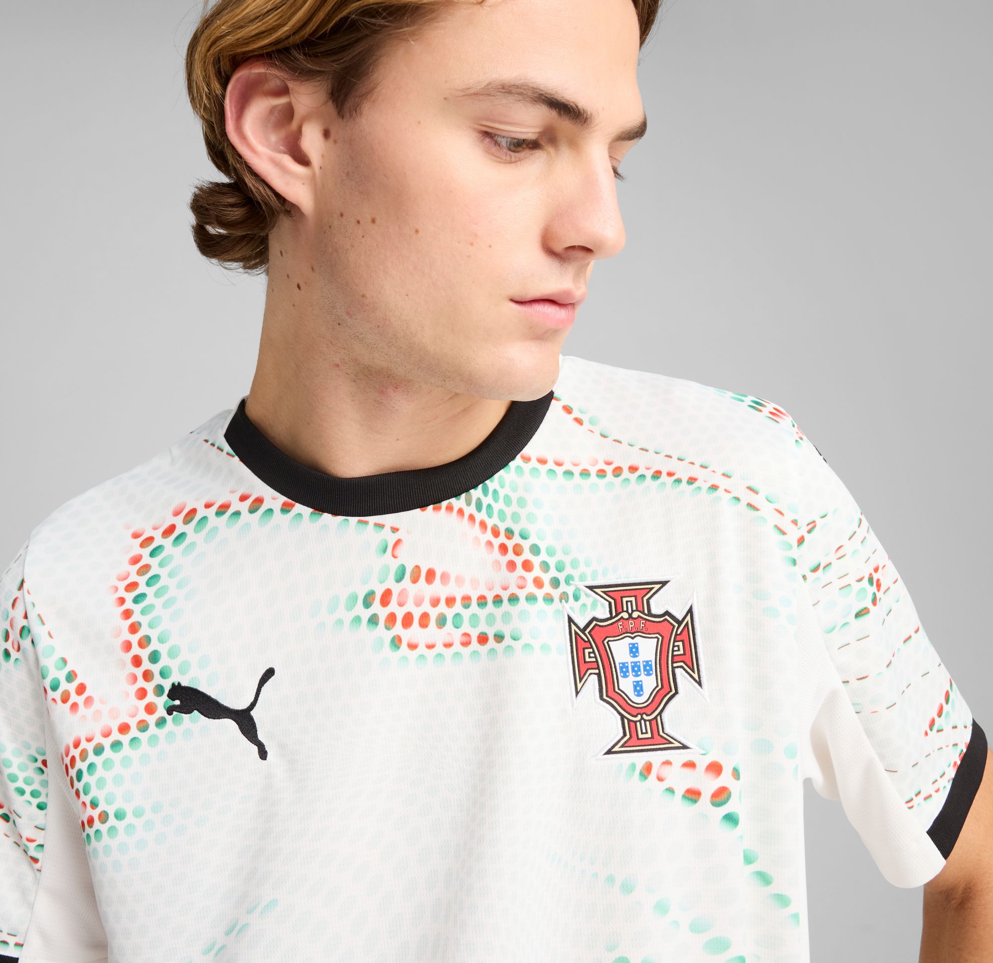 PUMA Adult Portugal White Away Replica Jersey product image