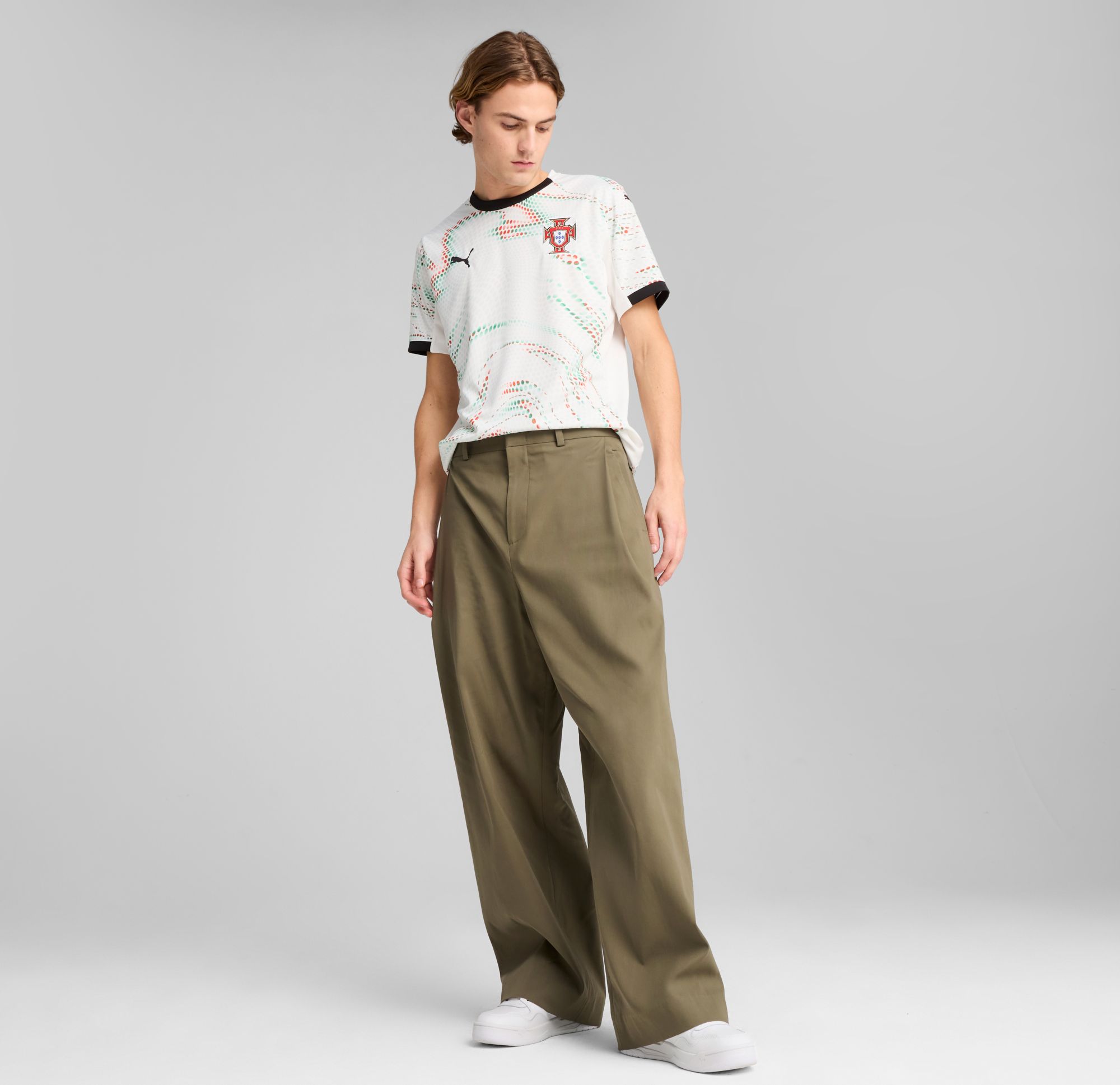 PUMA Adult Portugal White Away Replica Jersey product image