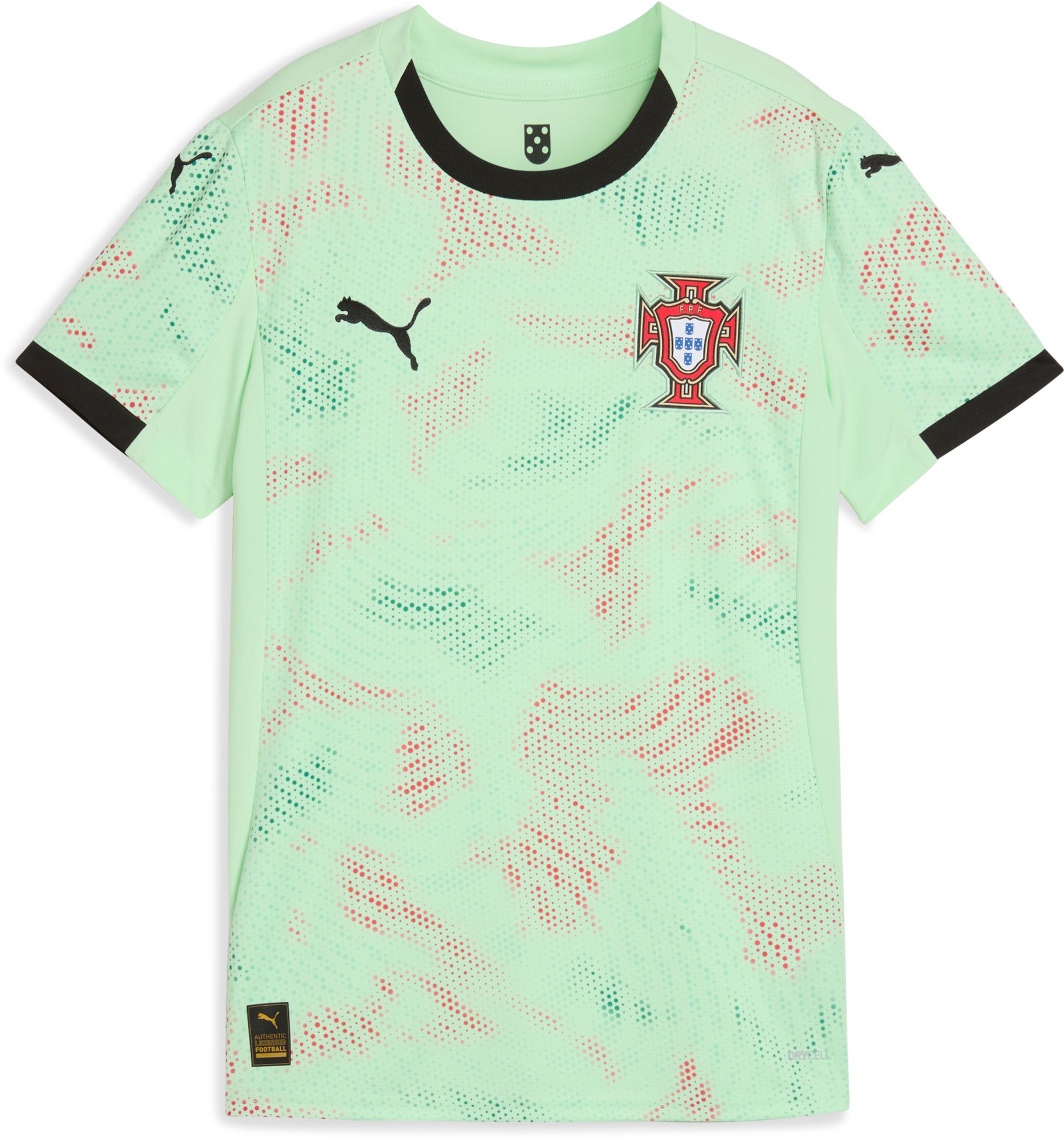 PUMA Women's 2025 Portugal Women's National Team Green Away Replica Jersey product image