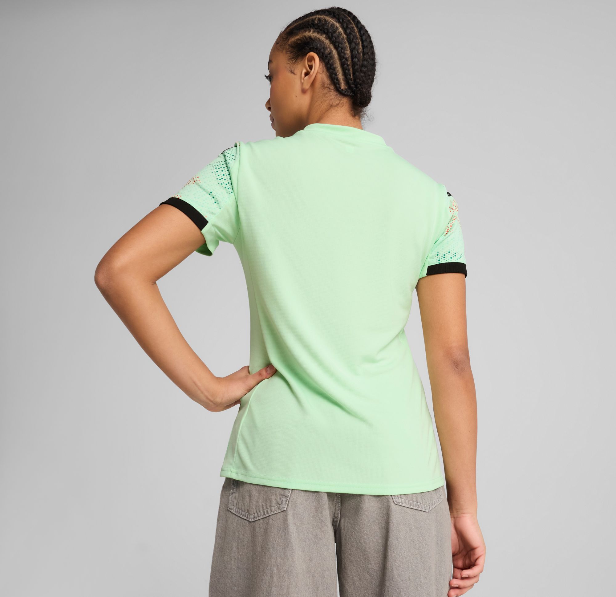 PUMA Women's 2025 Portugal Women's National Team Green Away Replica Jersey product image