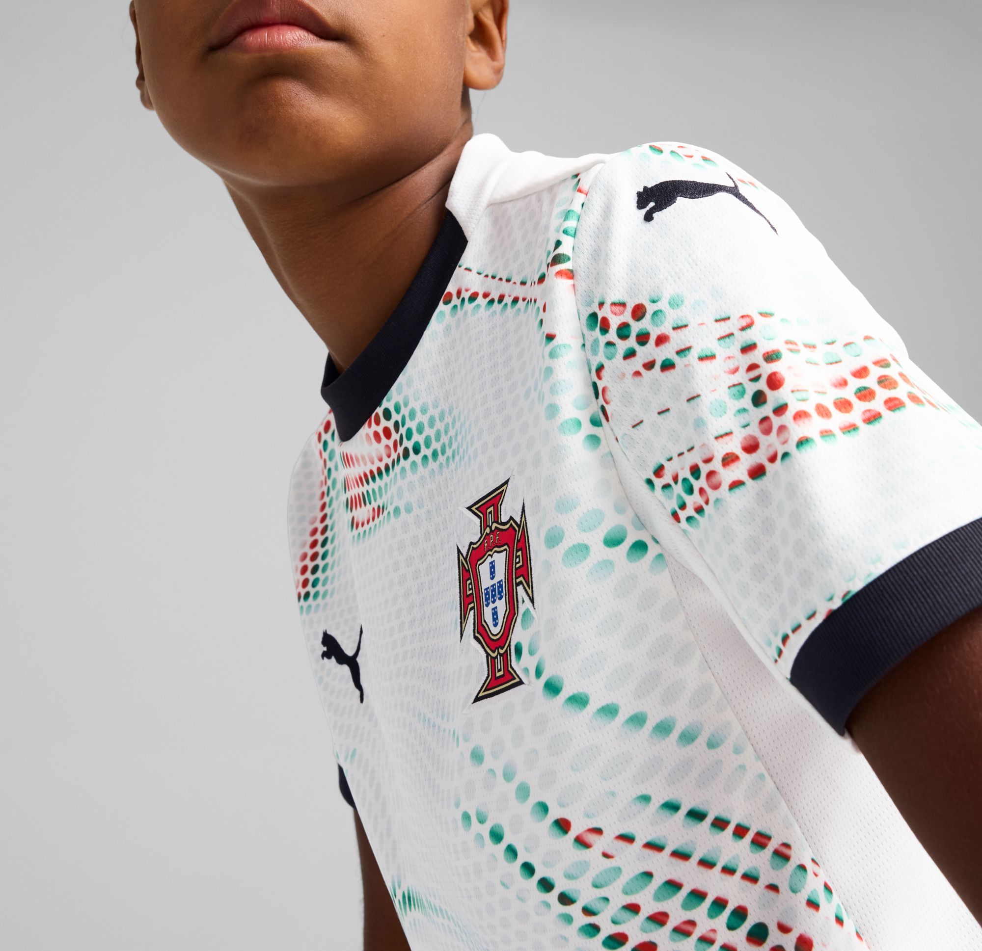 PUMA Youth Portugal White Away Replica Jersey product image