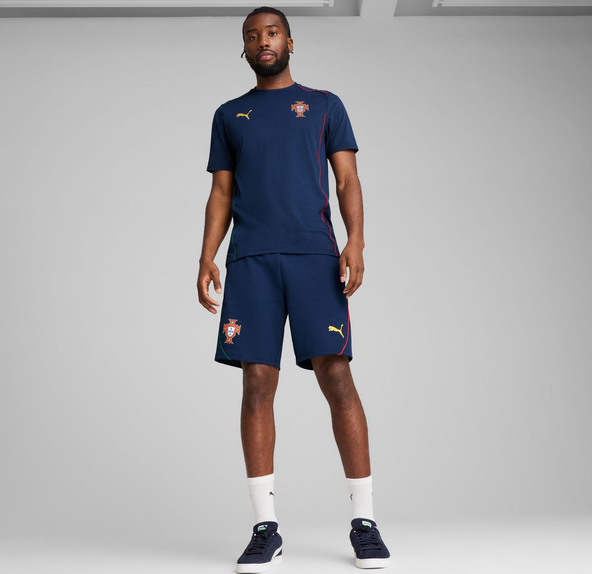 PUMA Men's Portugal 2025 Blue Casuals Shorts product image