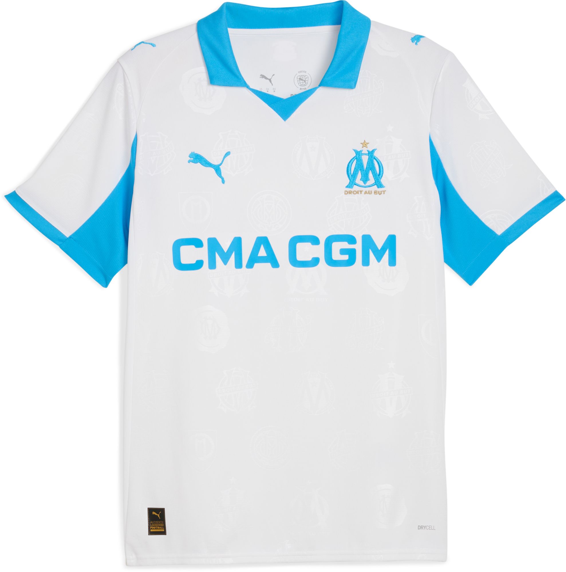 PUMA Adult Olympique Marseille 2025 Home Replica Jersey product image