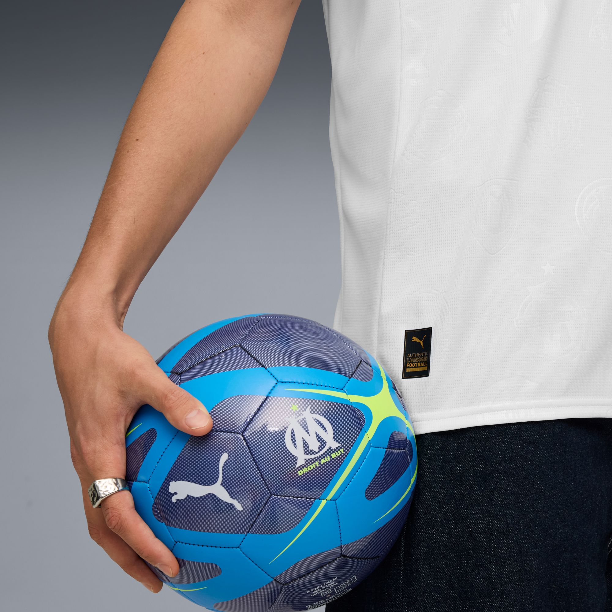 PUMA Adult Olympique Marseille 2025 Home Replica Jersey product image