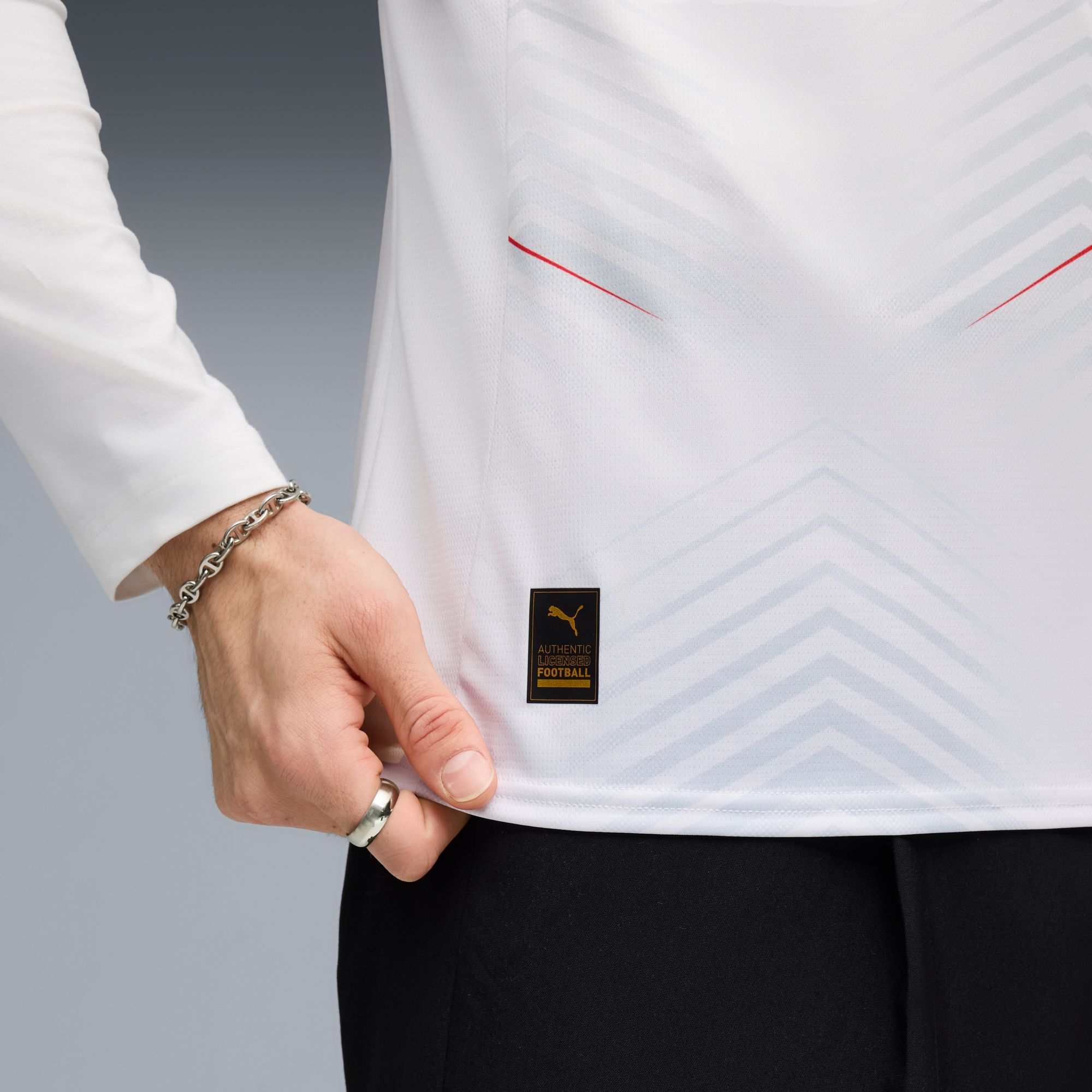 PUMA Adult RB Leipzig 2025-26 White Home Replica Jersey product image