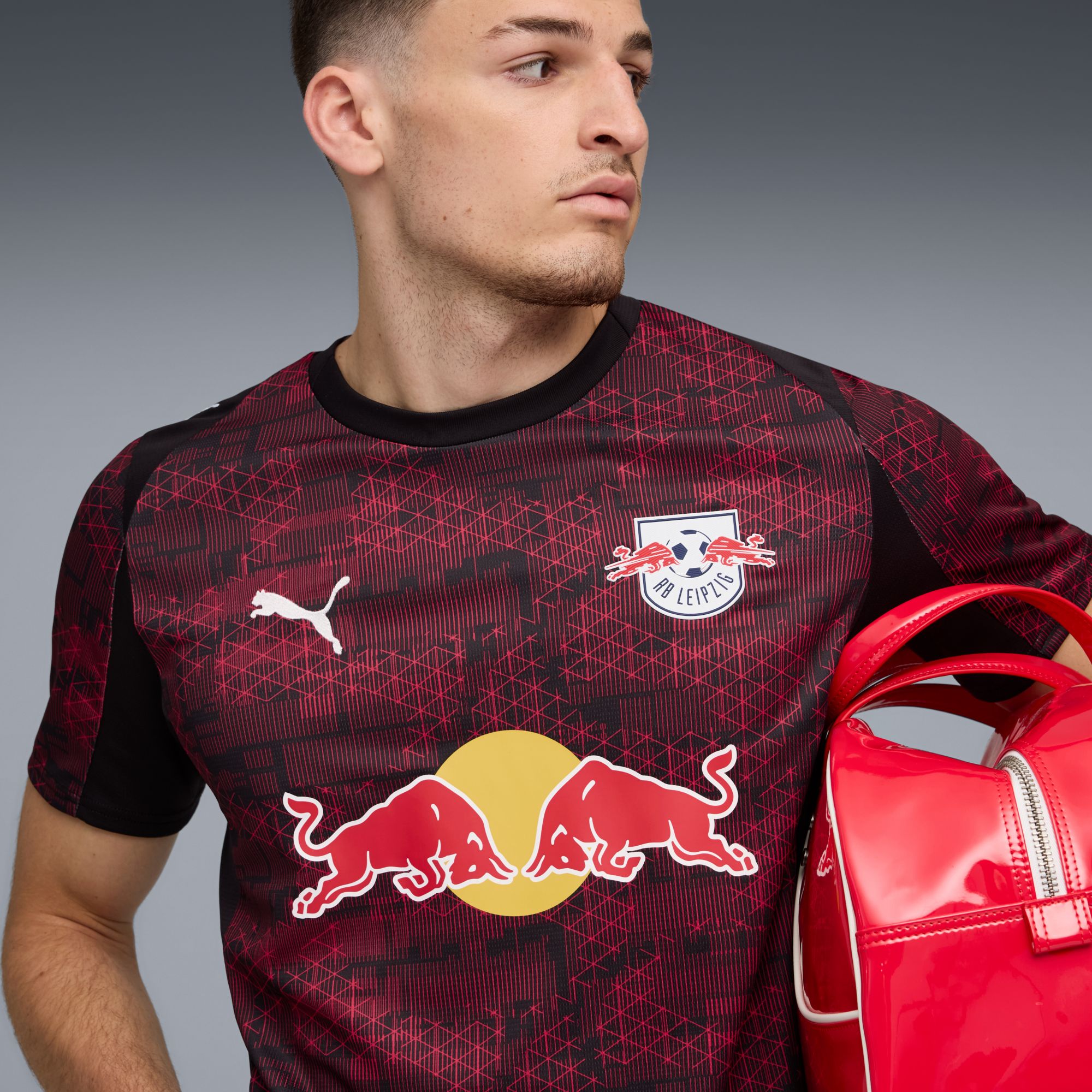 PUMA Men's RB Leipzig Black Third Replica Jersey product image