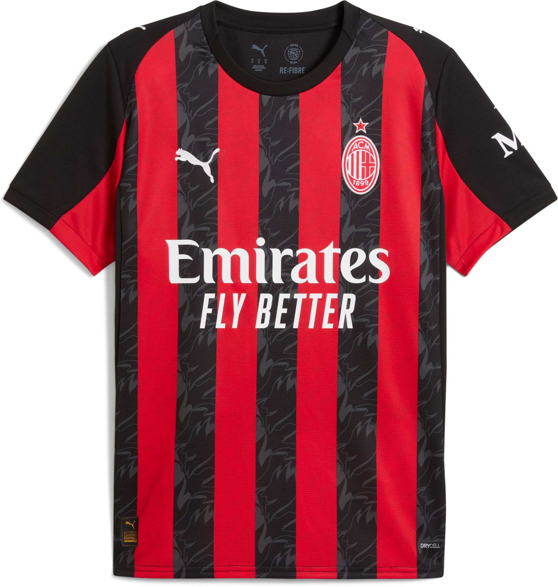 PUMA Adult AC Milan 2025-26 Red Home Replica Jersey product image
