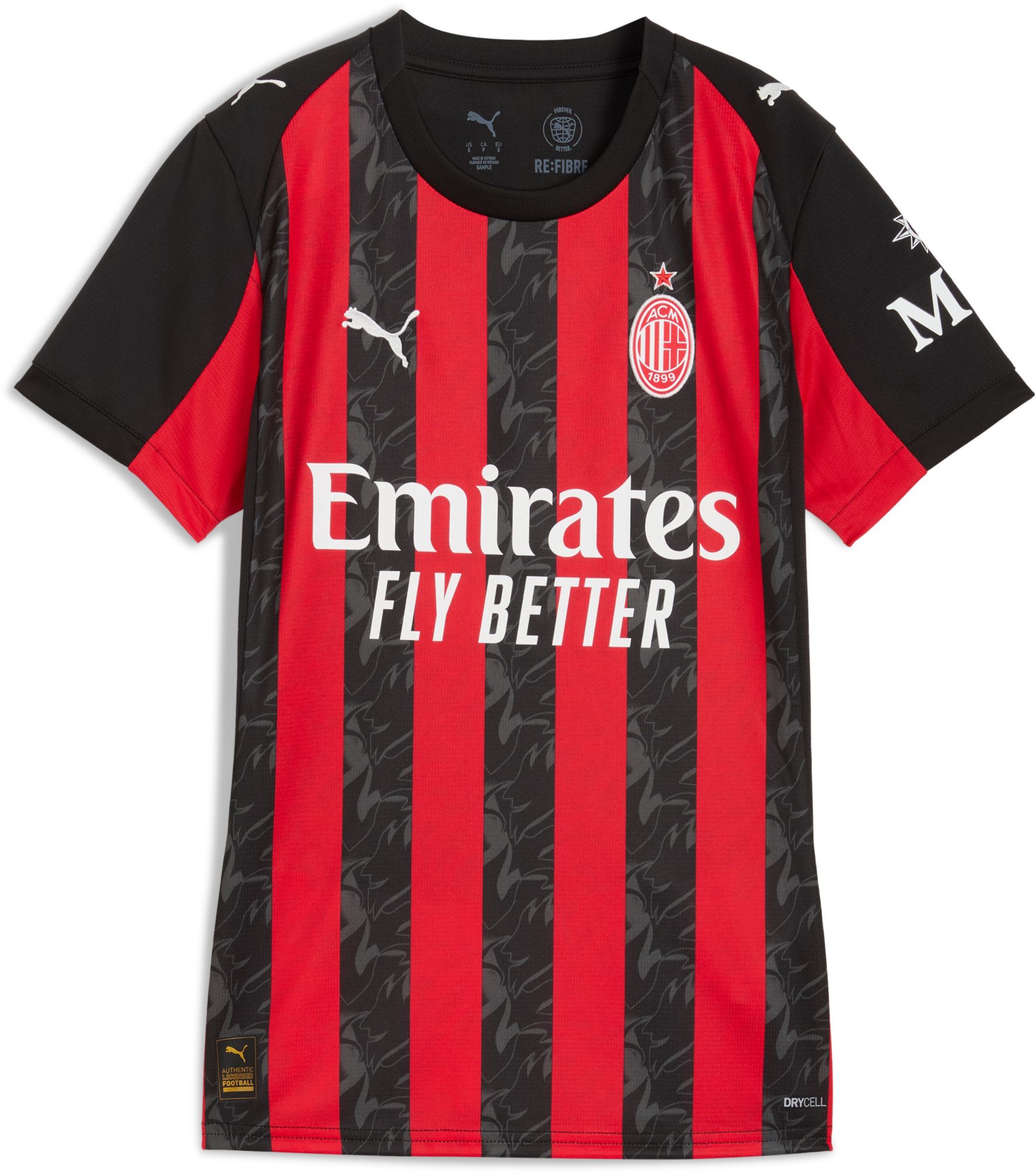 PUMA Women's AC Milan 2025-26 Red Home Replica Jersey product image
