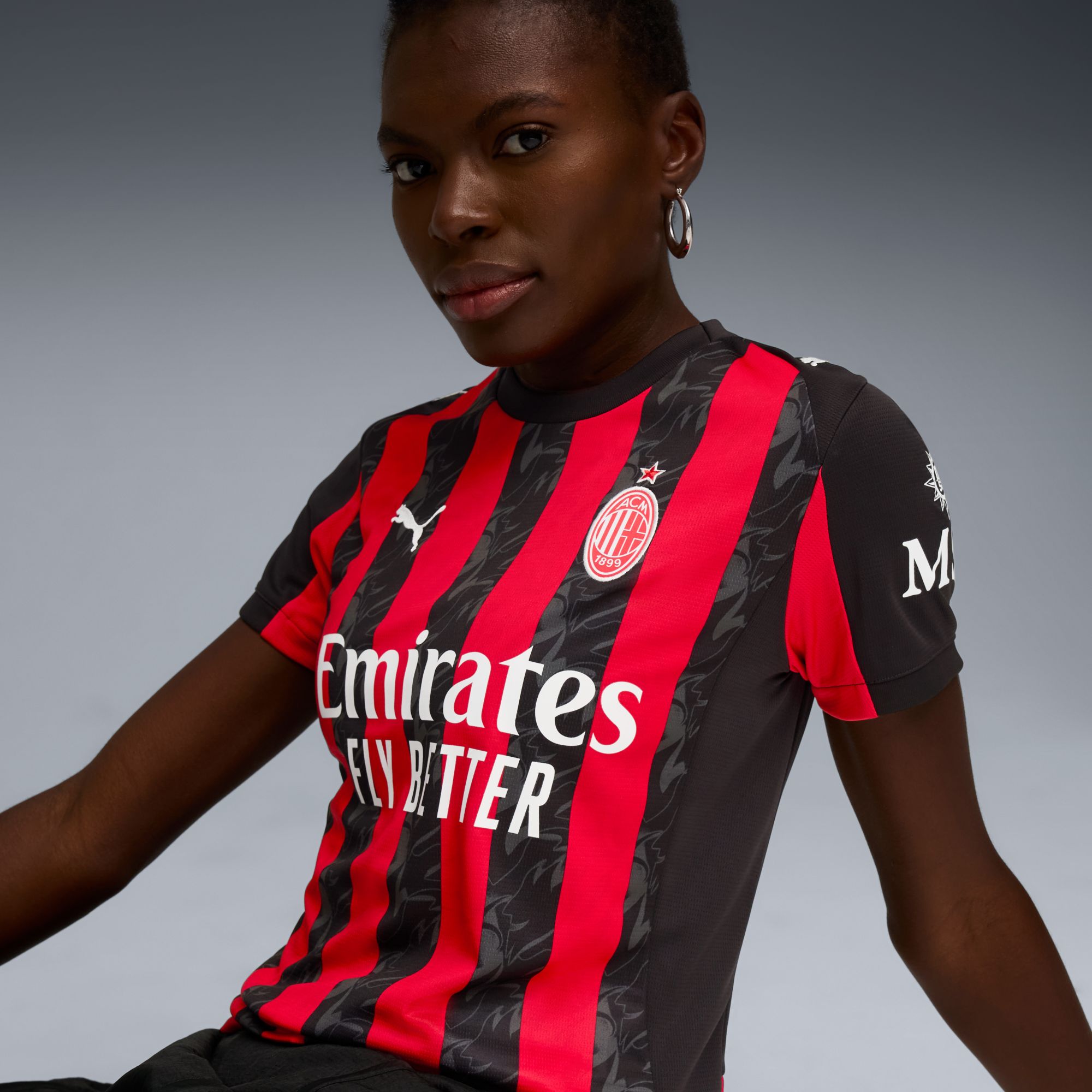 PUMA Women's AC Milan 2025-26 Red Home Replica Jersey product image