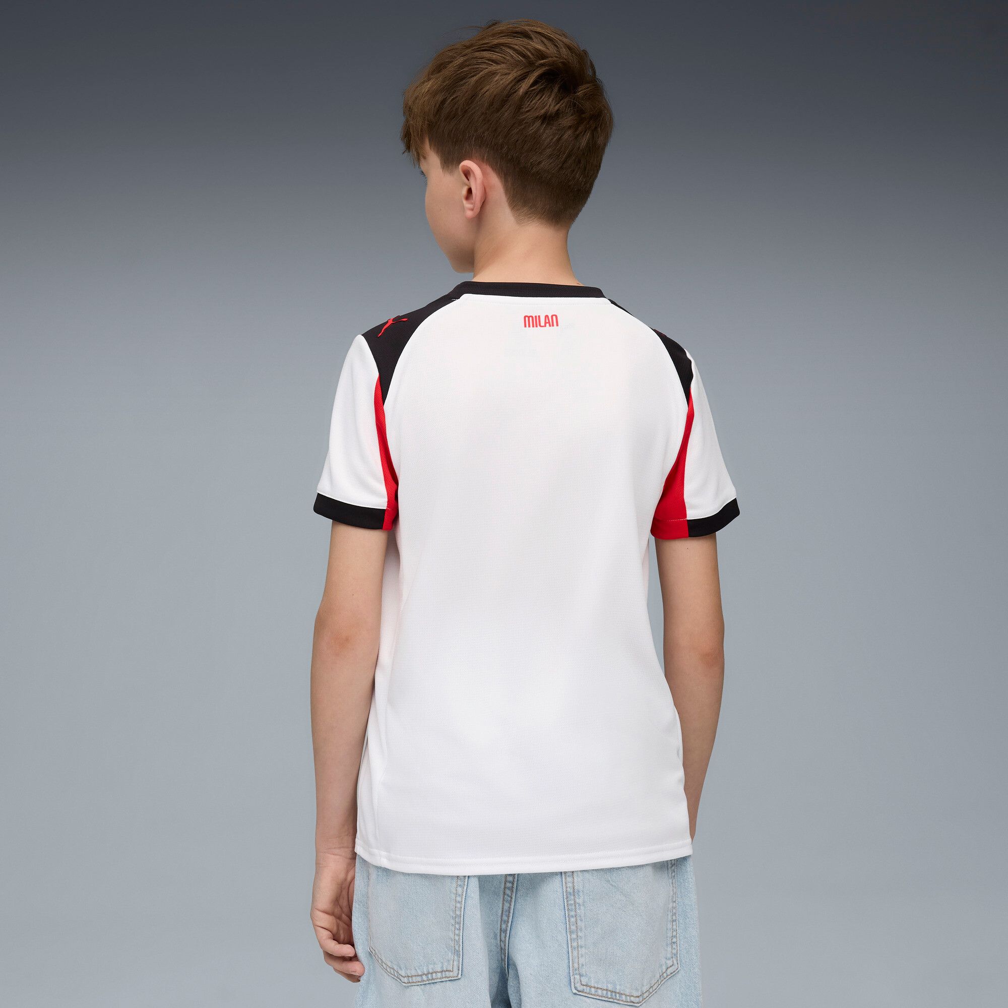 PUMA Youth AC Milan 2025-26 White Away Replica Jersey product image