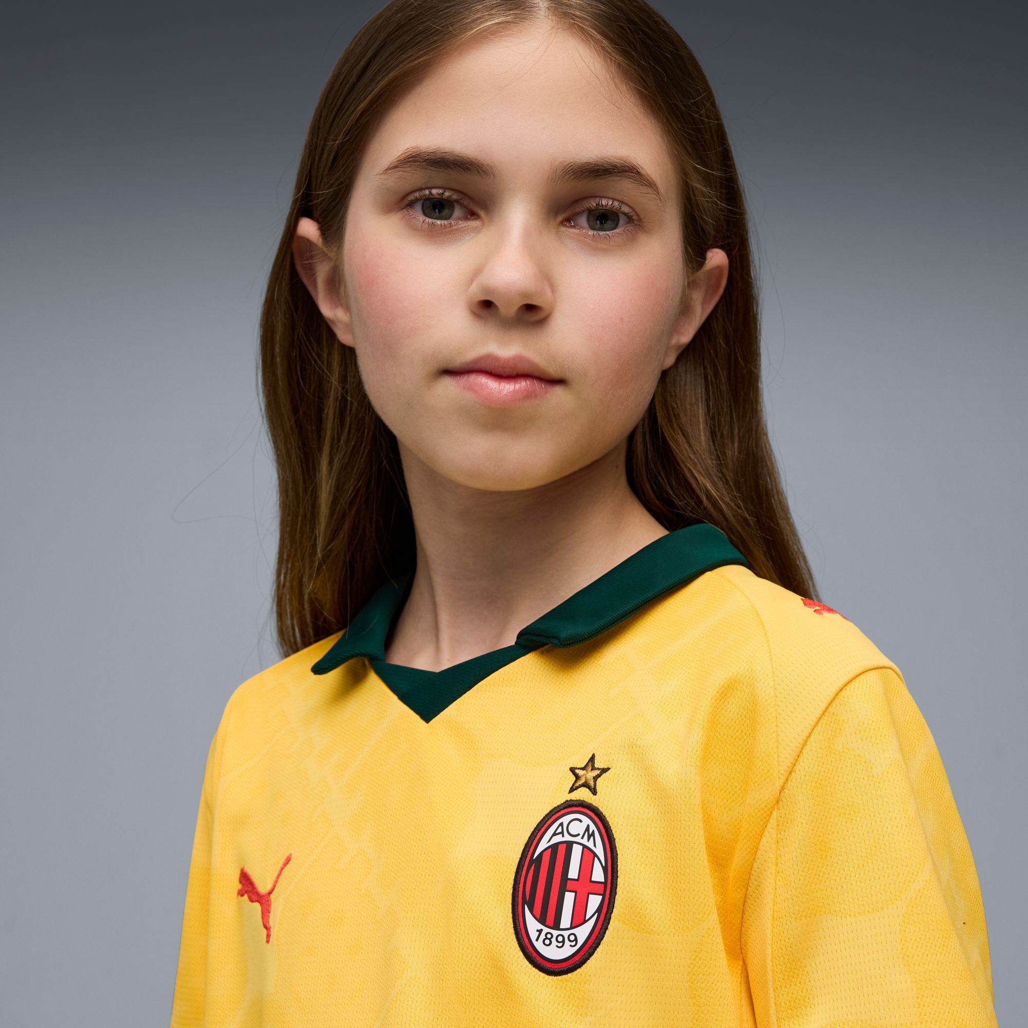 PUMA Youth AC Milan 2025-26 Yellow Third Replica Jersey product image