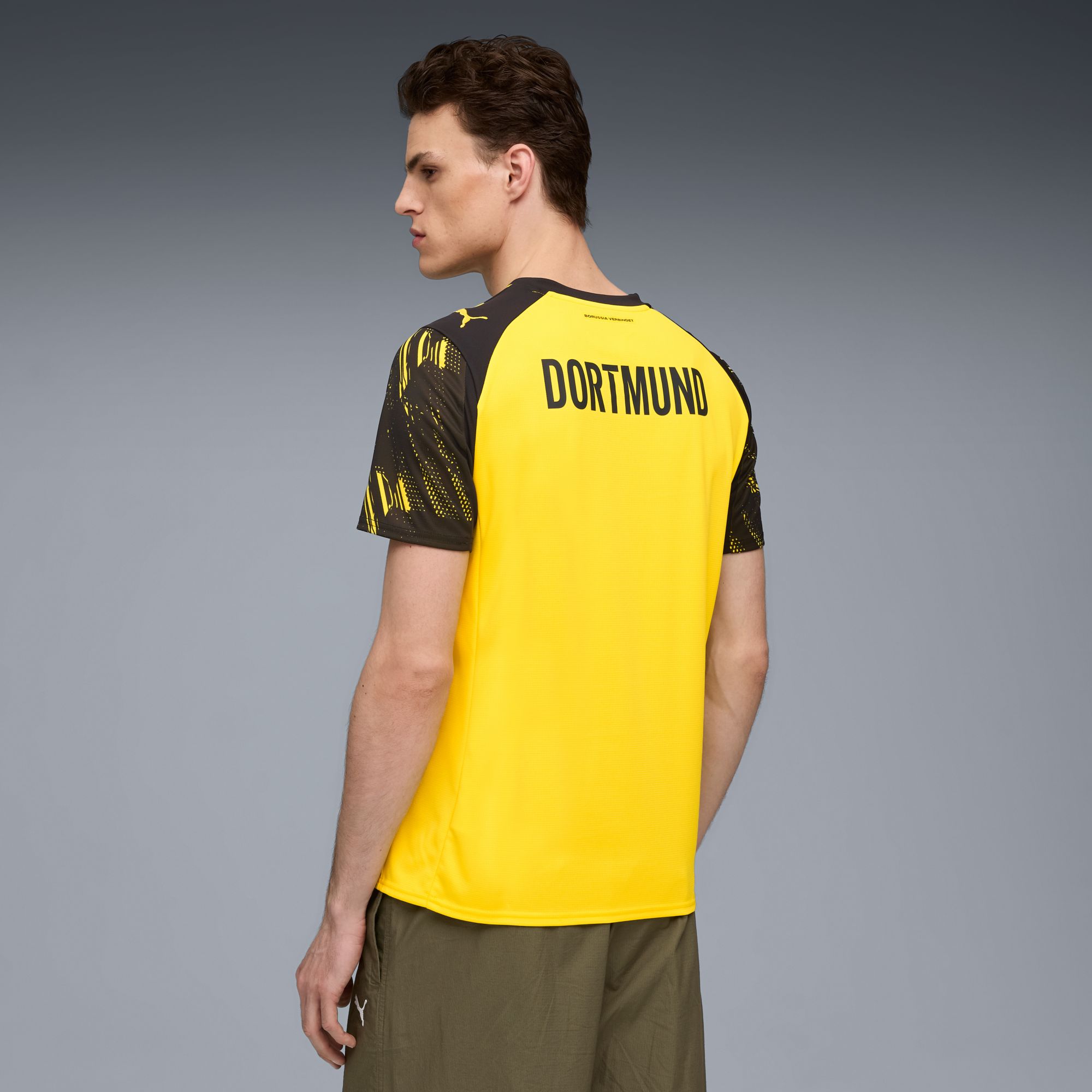 PUMA Men's Borussia Dortmund Yellow Home Replica Jersey product image