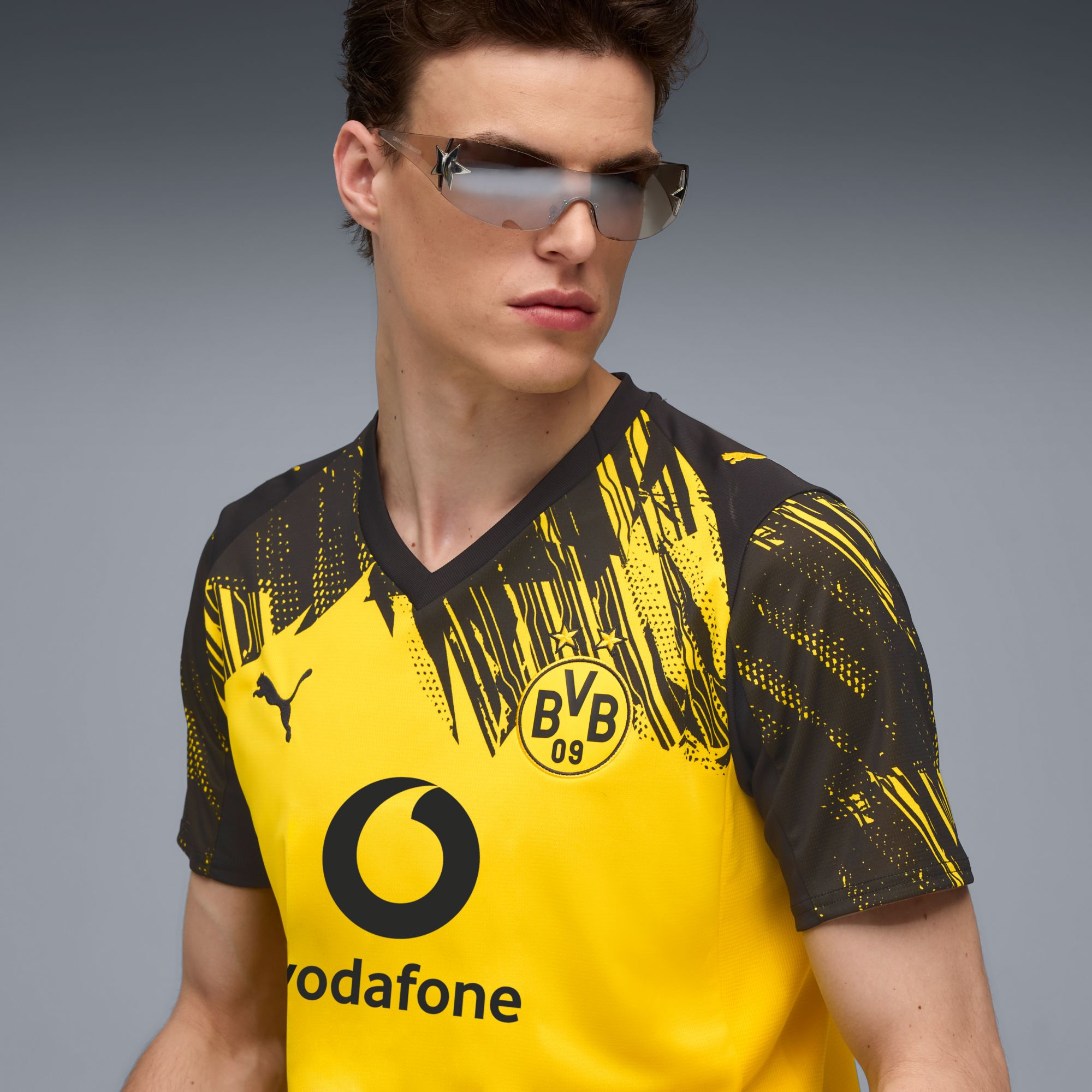 PUMA Men's Borussia Dortmund Yellow Home Replica Jersey product image