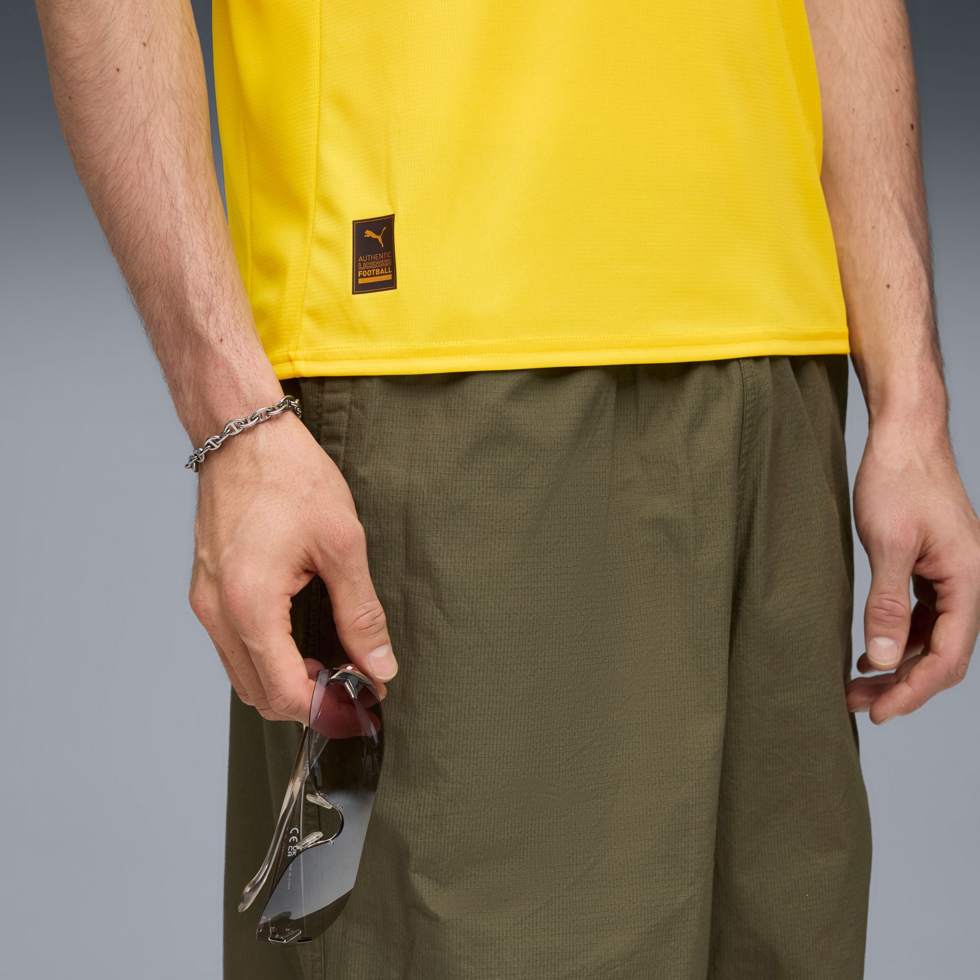 PUMA Men's Borussia Dortmund Yellow Home Replica Jersey product image