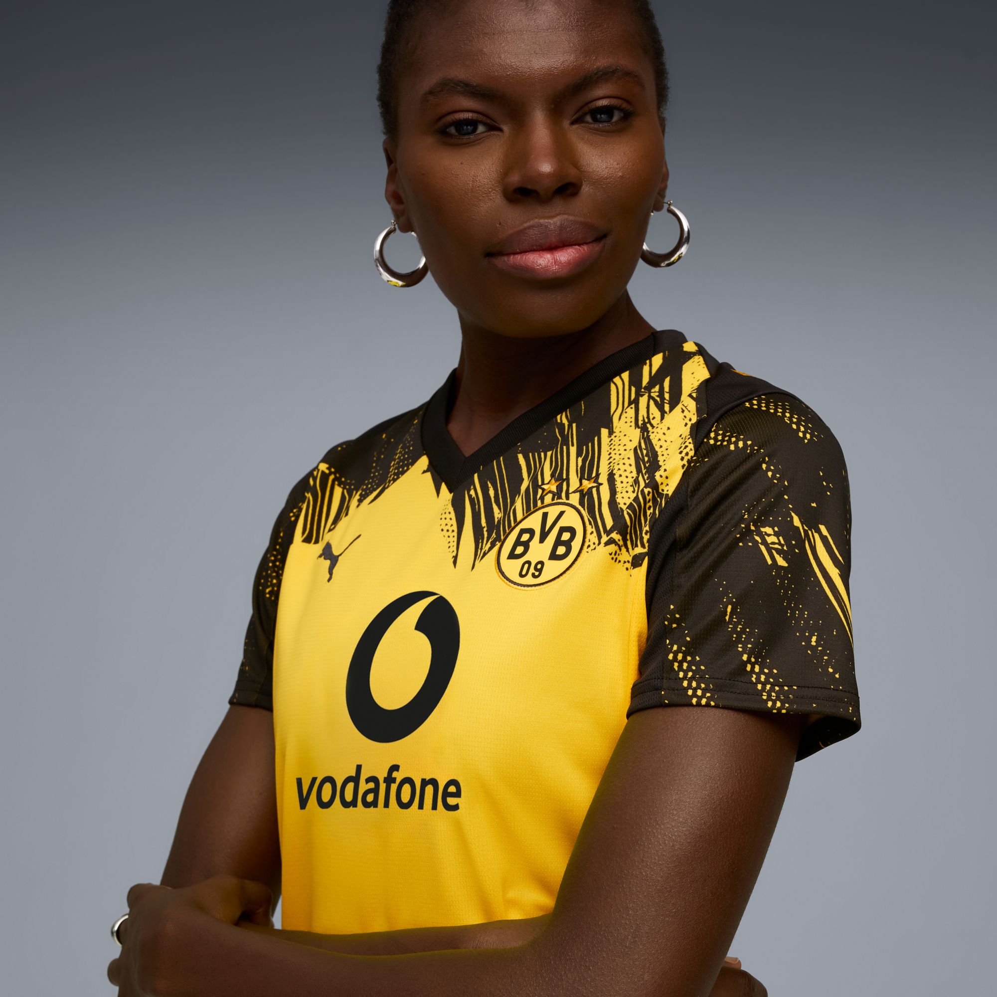 PUMA Women's Borussia Dortmund Yellow Home Replica Jersey product image