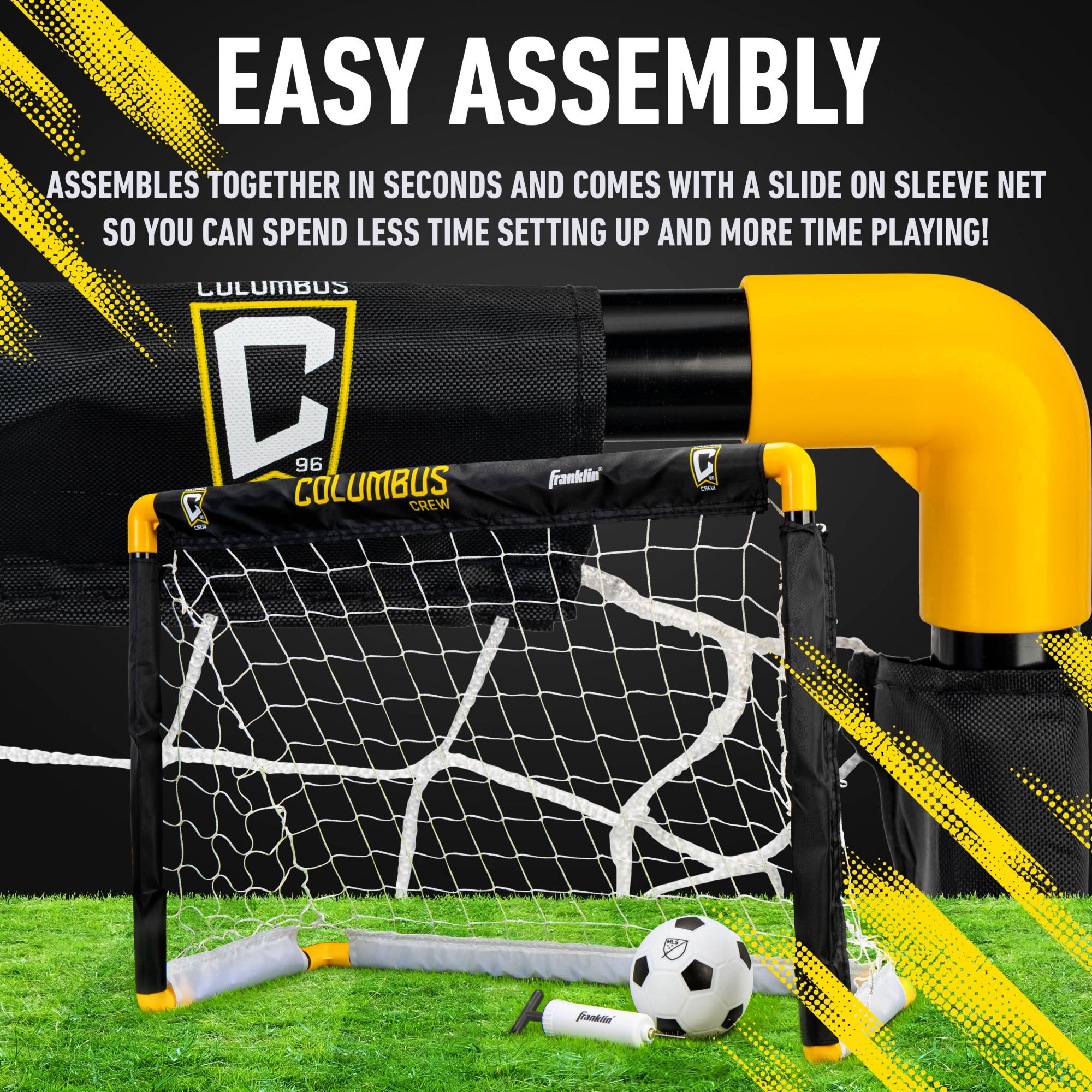 Franklin Columbus Crew Indoor Mini Soccer Goal Set product image
