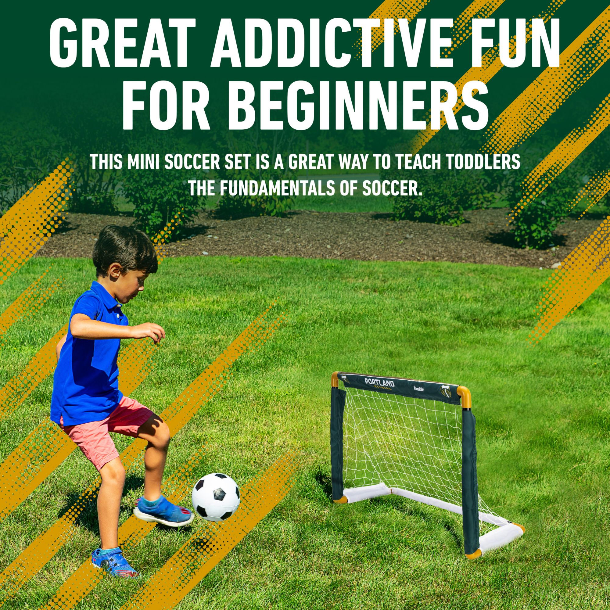 Franklin Portland Timbers Indoor Mini Soccer Goal Set product image