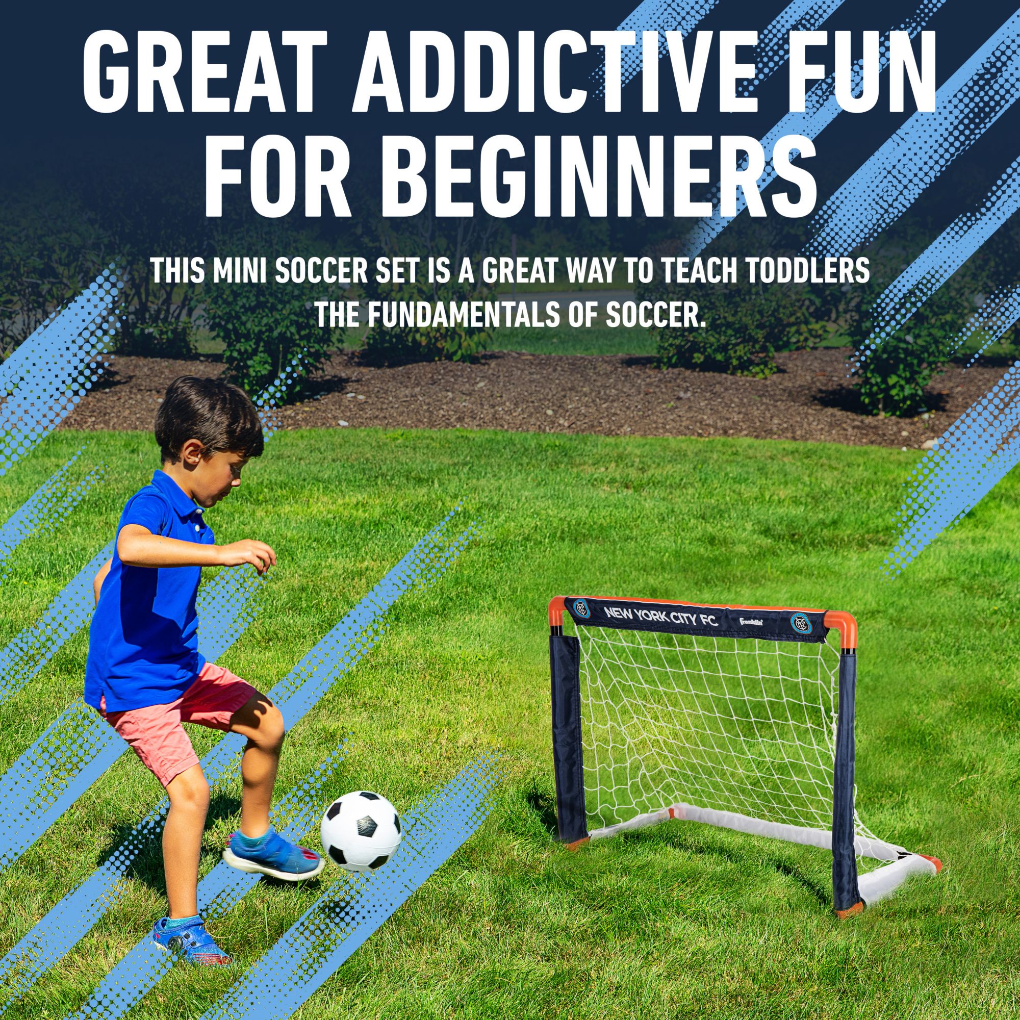 Franklin New York City FC Indoor Mini Soccer Goal Set product image