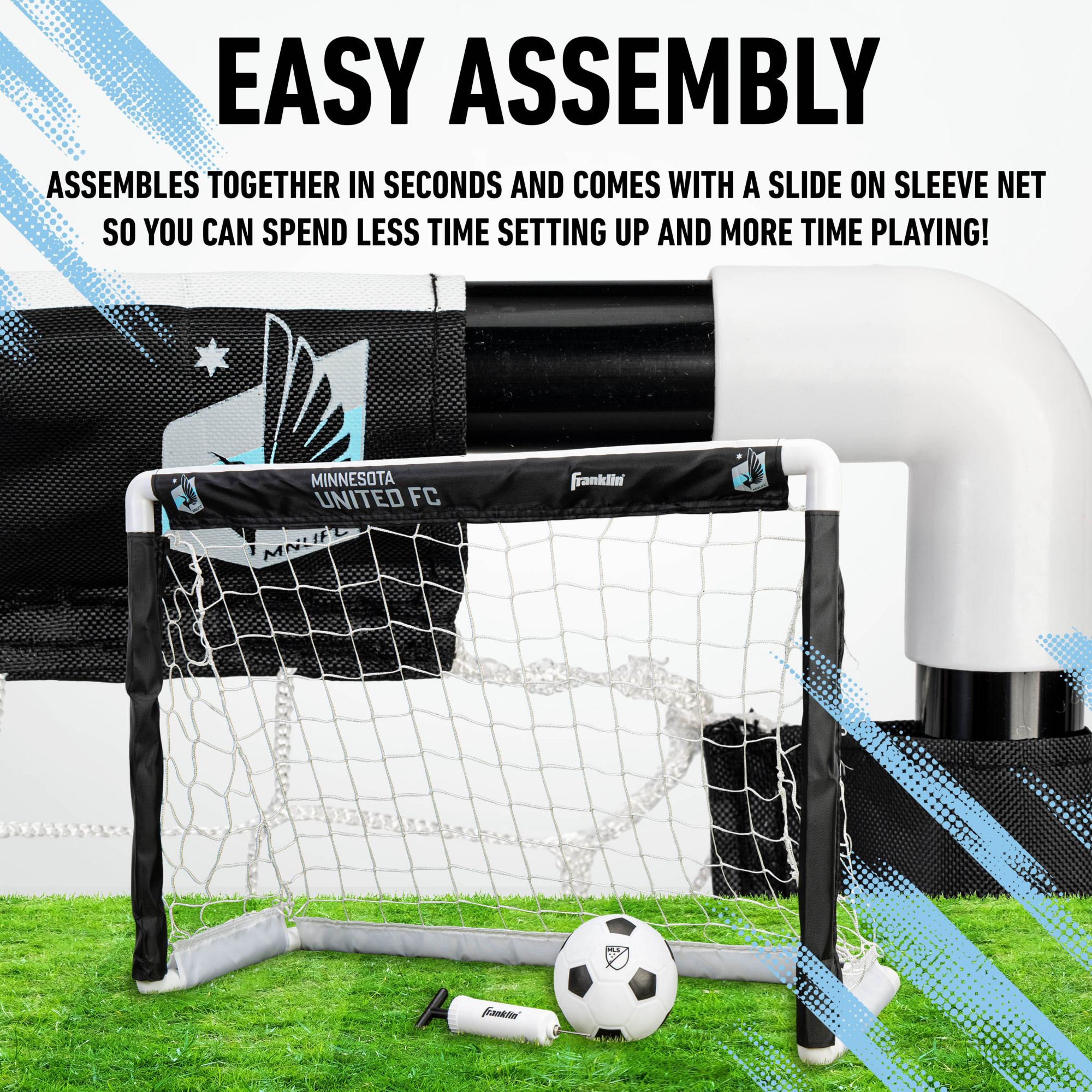 Franklin Minnesota United FC Indoor Mini Soccer Goal Set product image
