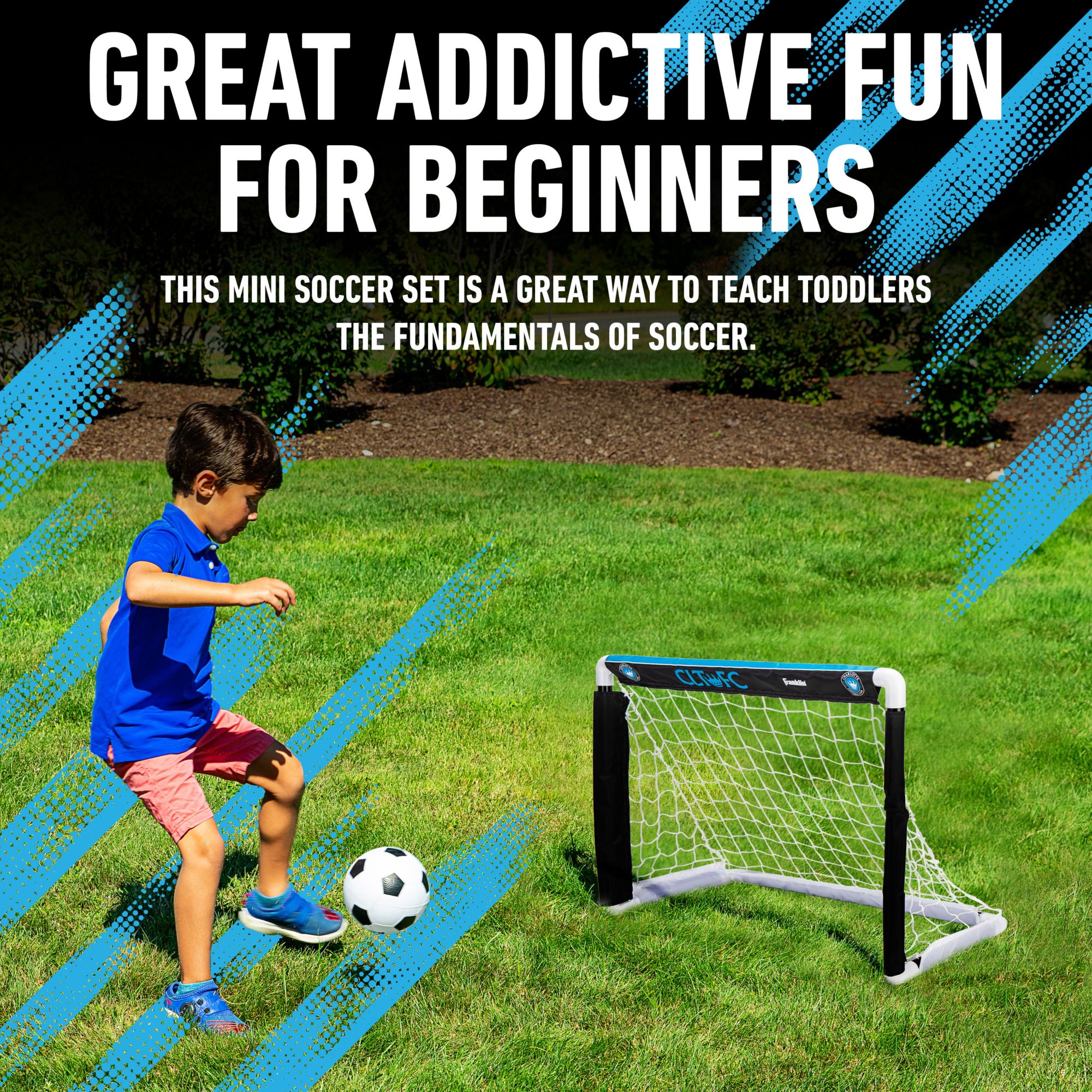 Franklin Charlotte FC Indoor Mini Soccer Goal Set product image