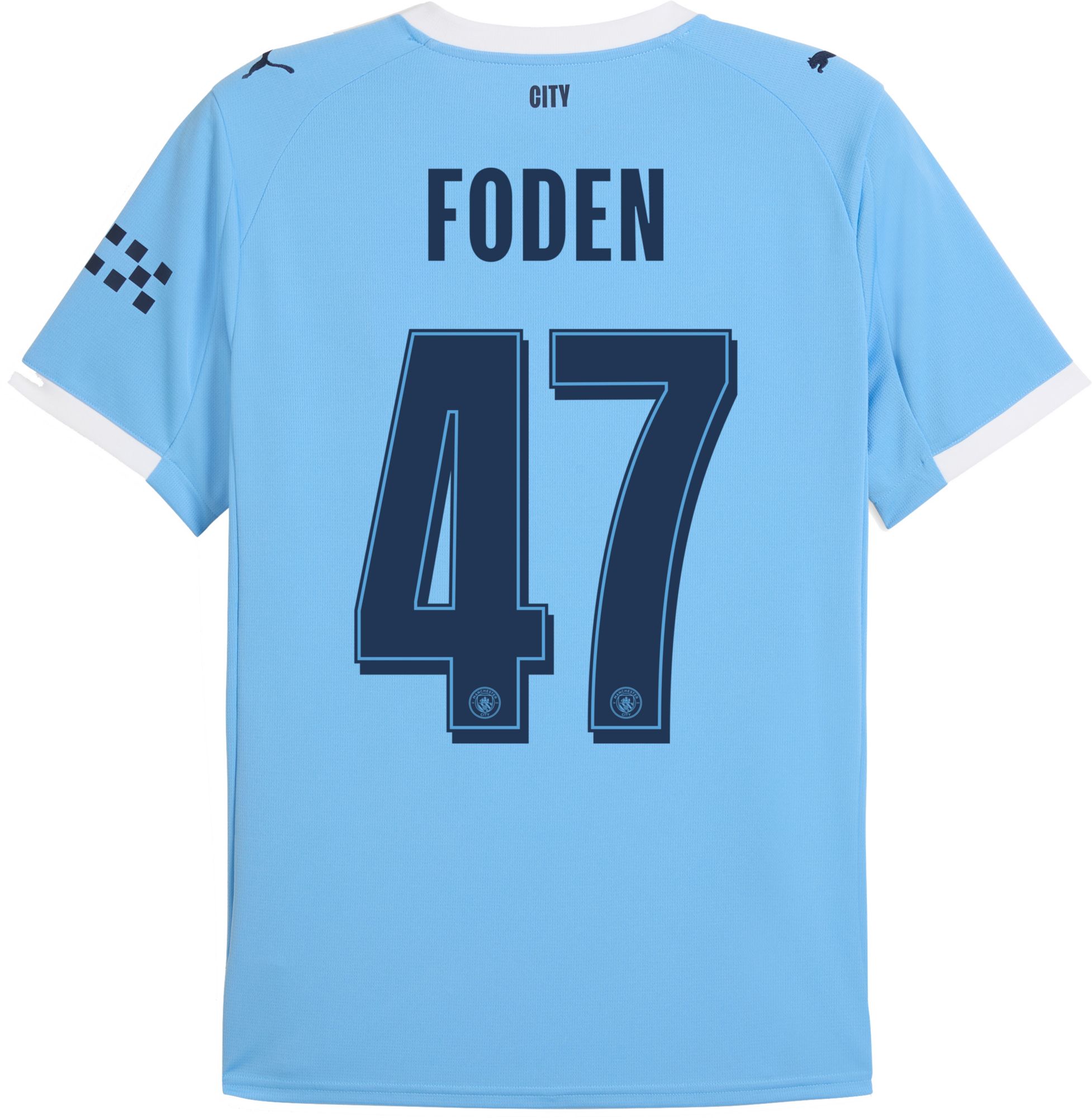 PUMA Adult Manchester City Phil Foden #47 2025-26 Home Replica Jersey product image
