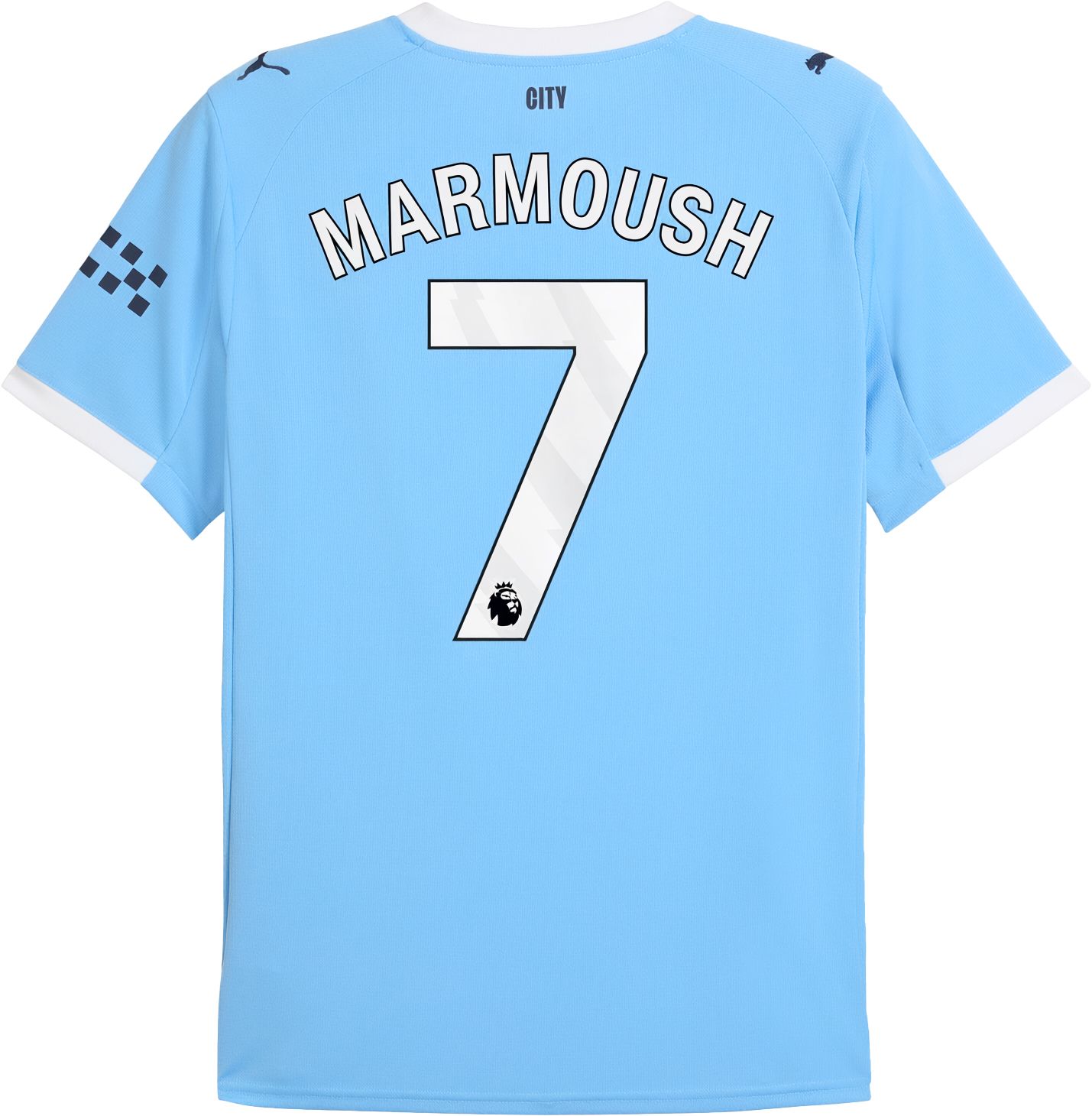 PUMA Youth Manchester City Omar Marmoush #7 2025 Home Replica Jersey product image