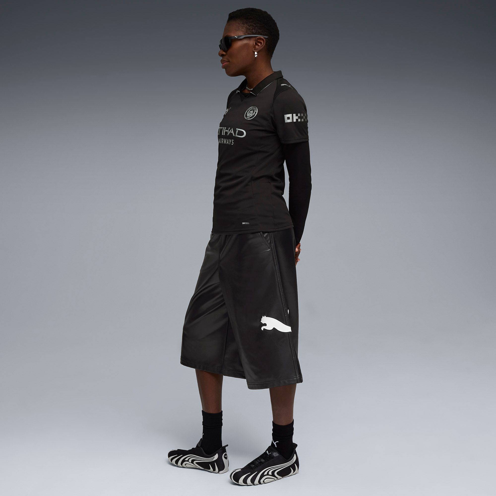PUMA Women's Manchester City 2025-26 Black Away Replica Jersey product image