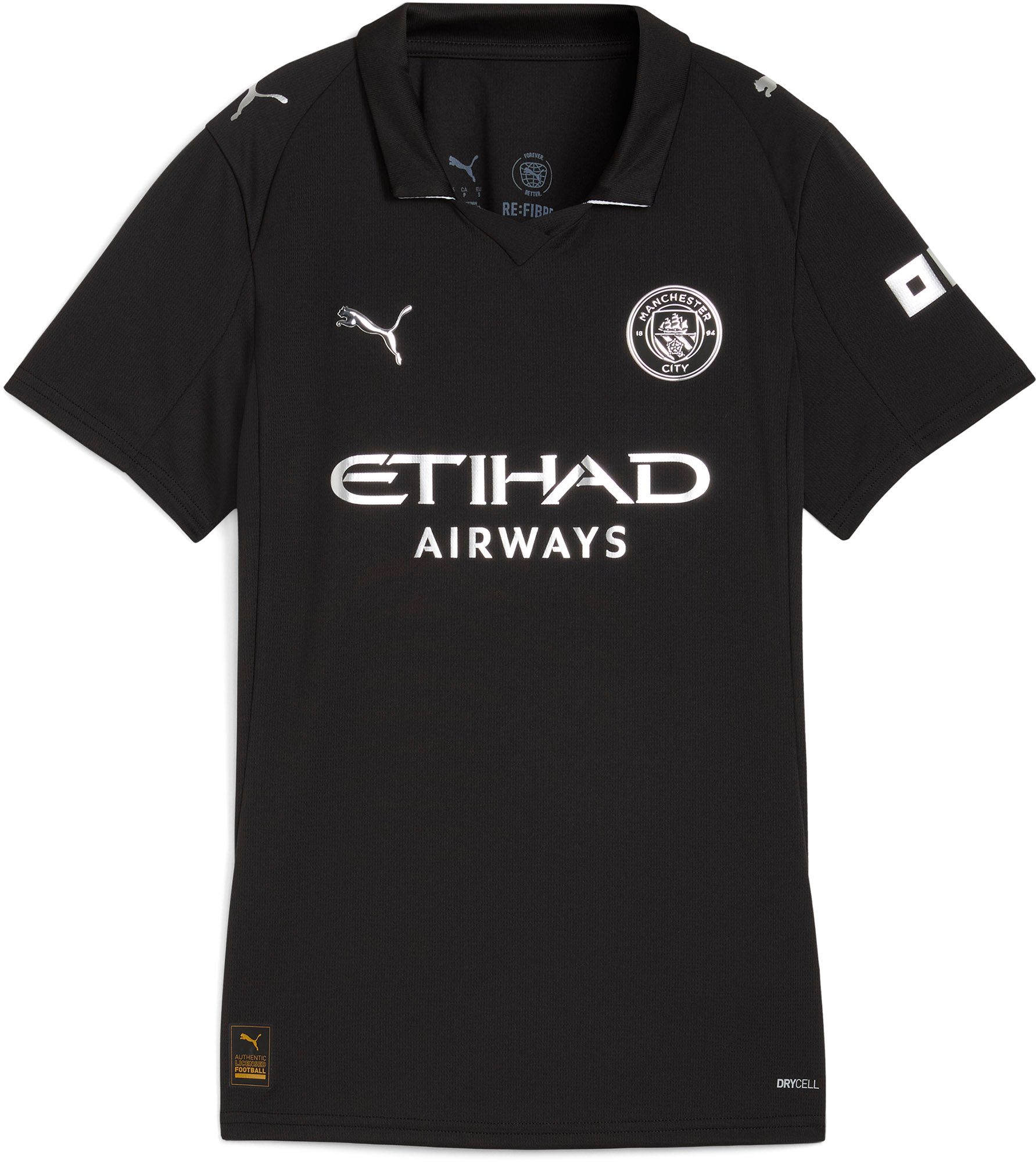 PUMA Women's Manchester City 2025-26 Black Away Replica Jersey product image
