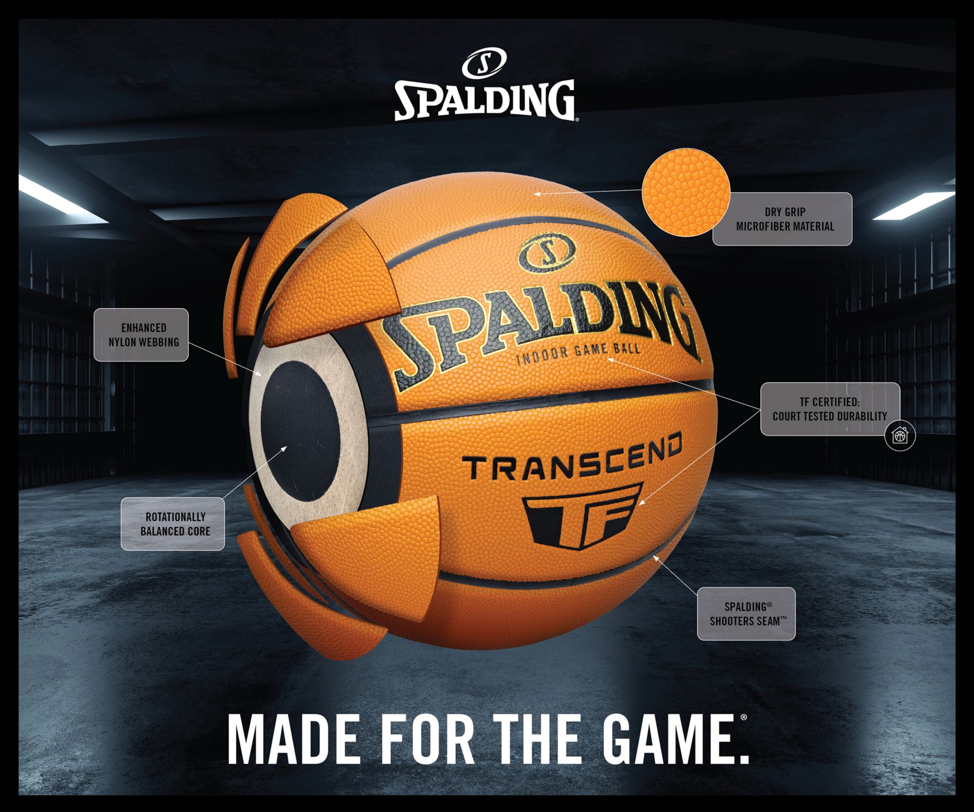 Spalding TF Transcend Indoor Basketball product image