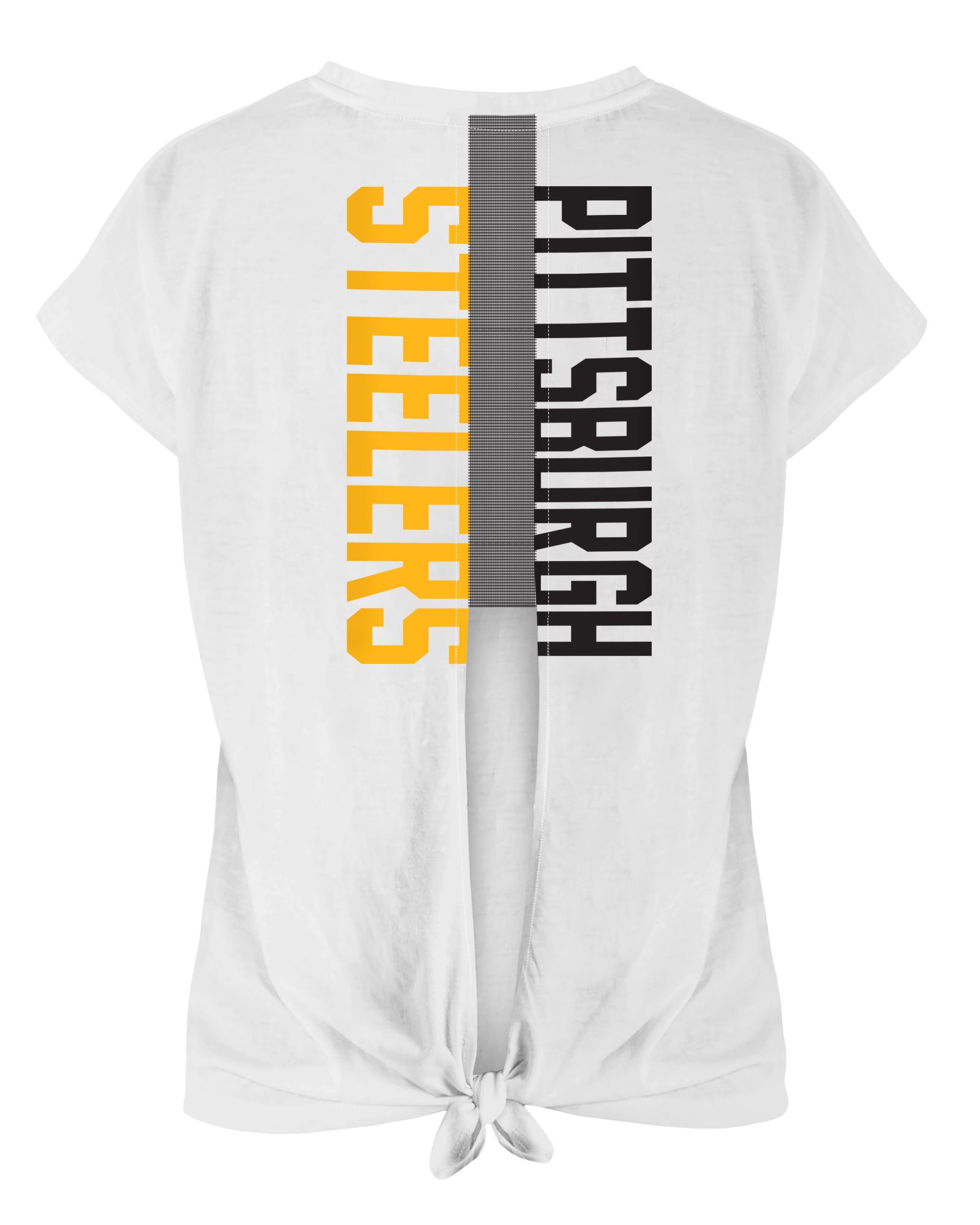 New Era Women's Pittsburgh Steelers Split Back White T-Shirt product image