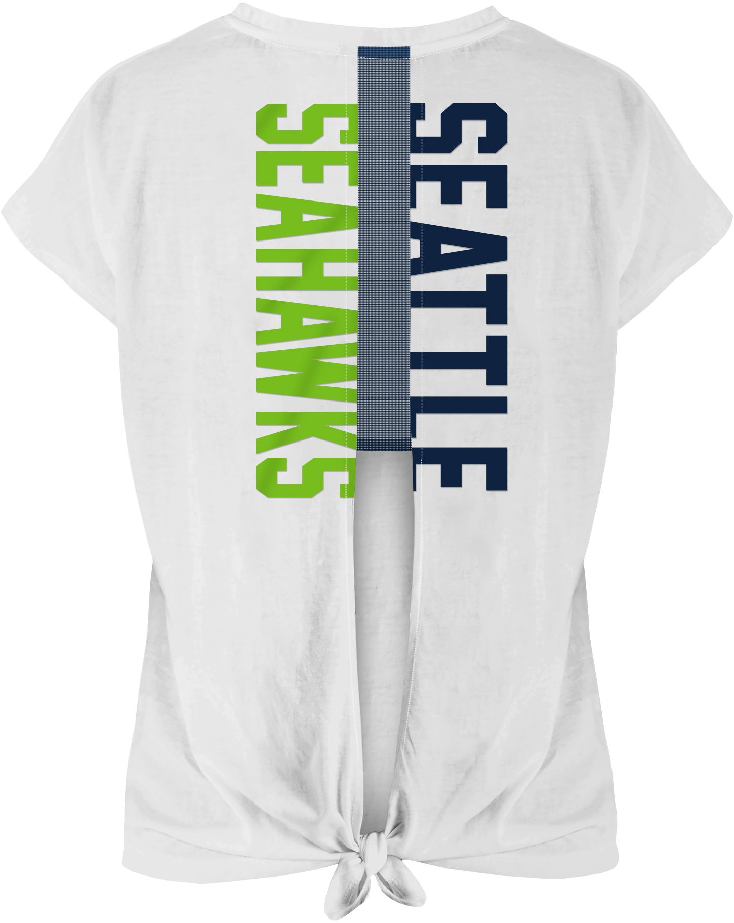New Era Women's Seattle Seahawks Split Back White T-Shirt product image