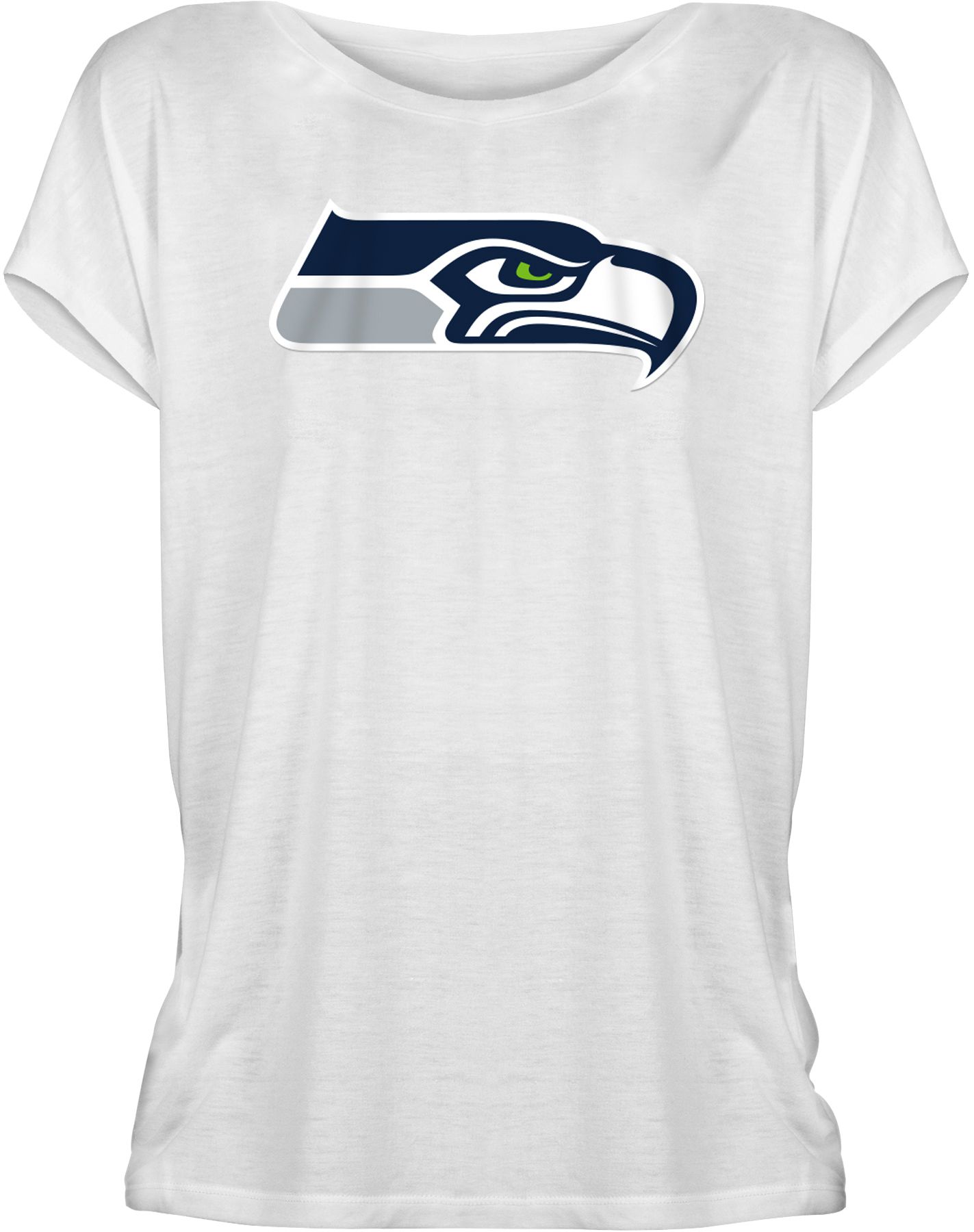 New Era Women's Seattle Seahawks Split Back White T-Shirt product image