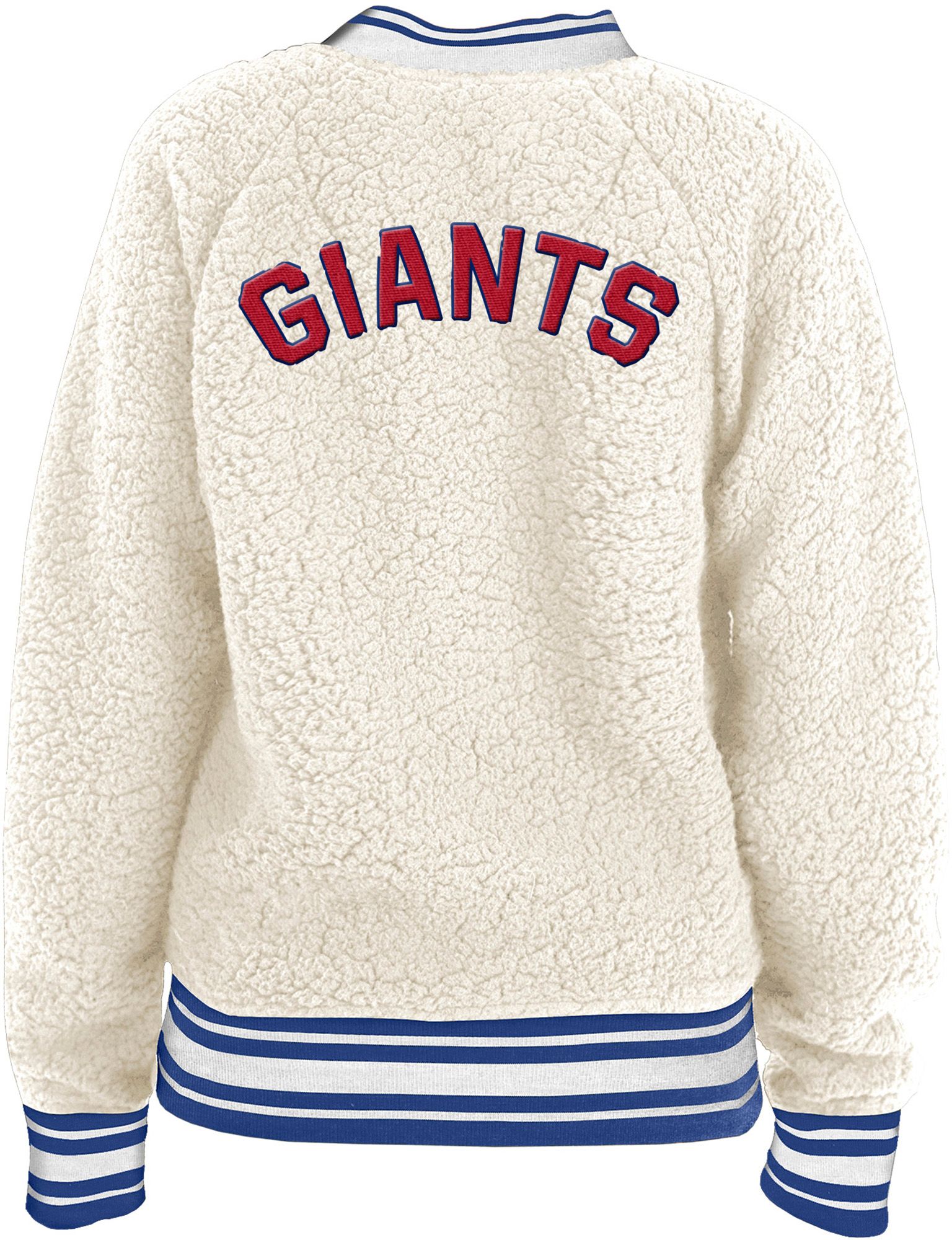 New Era Women's New York Giants Sherpa White Full-Zip Jacket product image