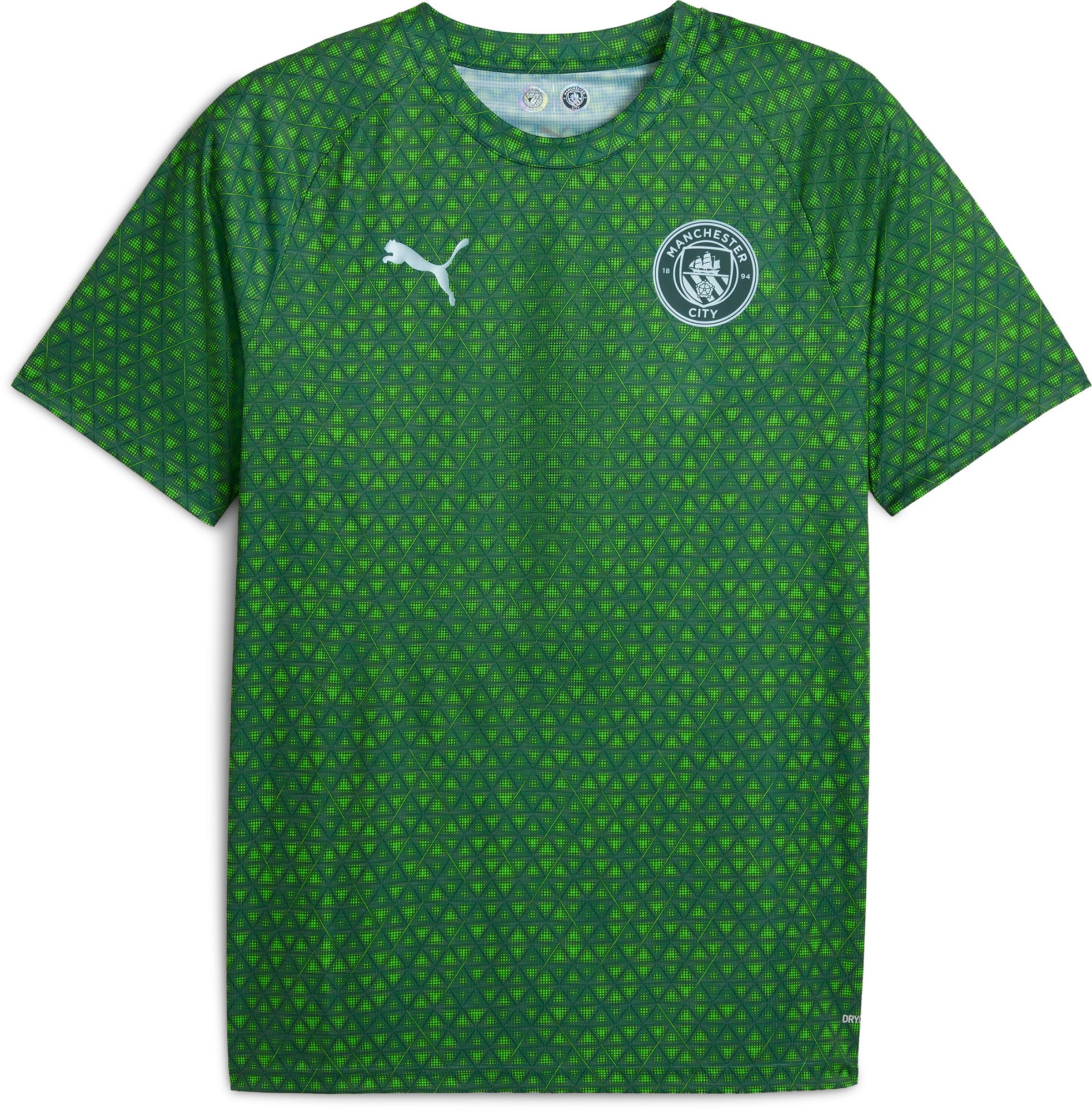 PUMA Men's Manchester City Green Alternate Prematch Jersey product image