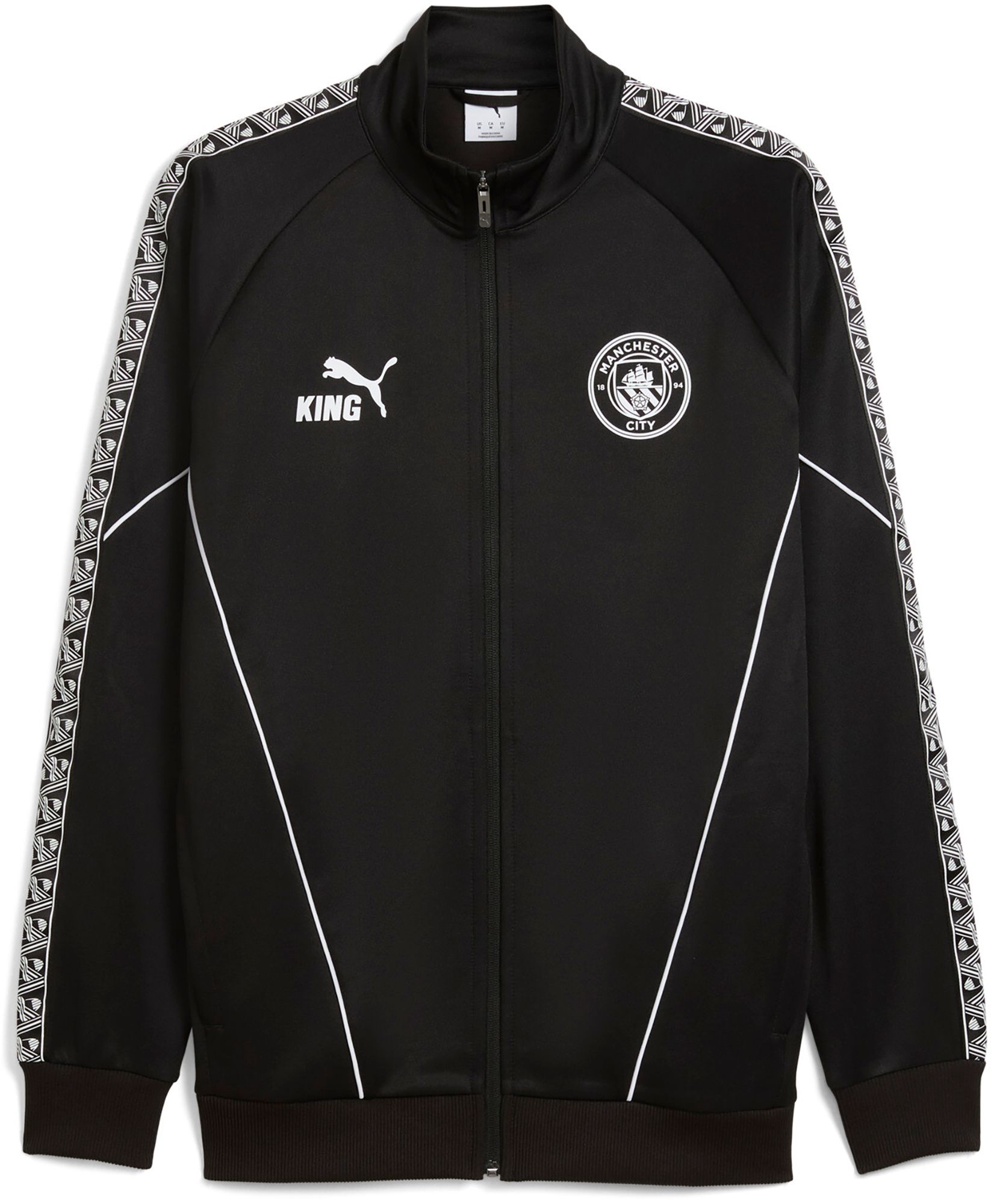 PUMA Men's Manchester City 2025 Black Away Prematch Jacket product image