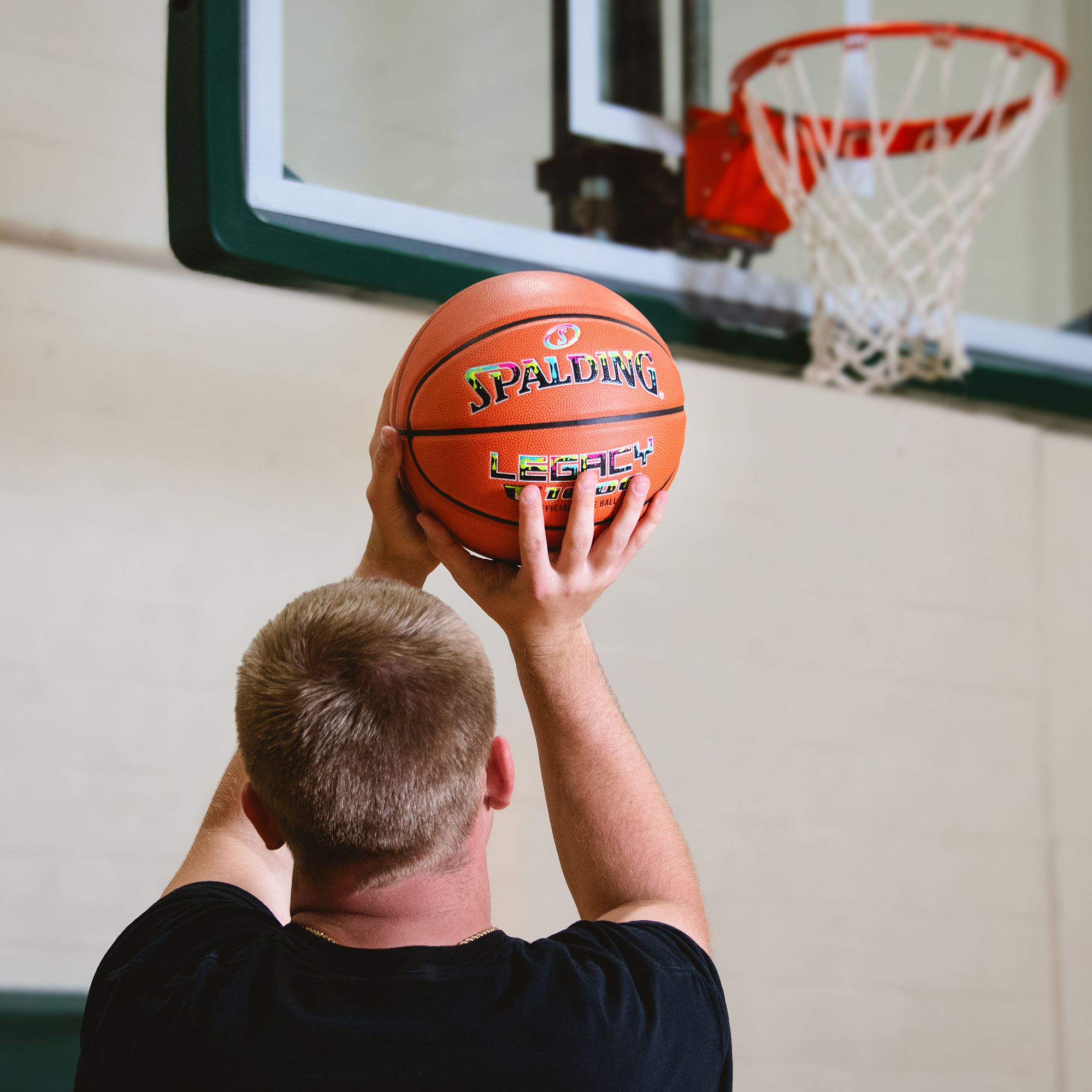 Spalding TF-1000 Legacy 29.5" Basketball - Drip Night product image