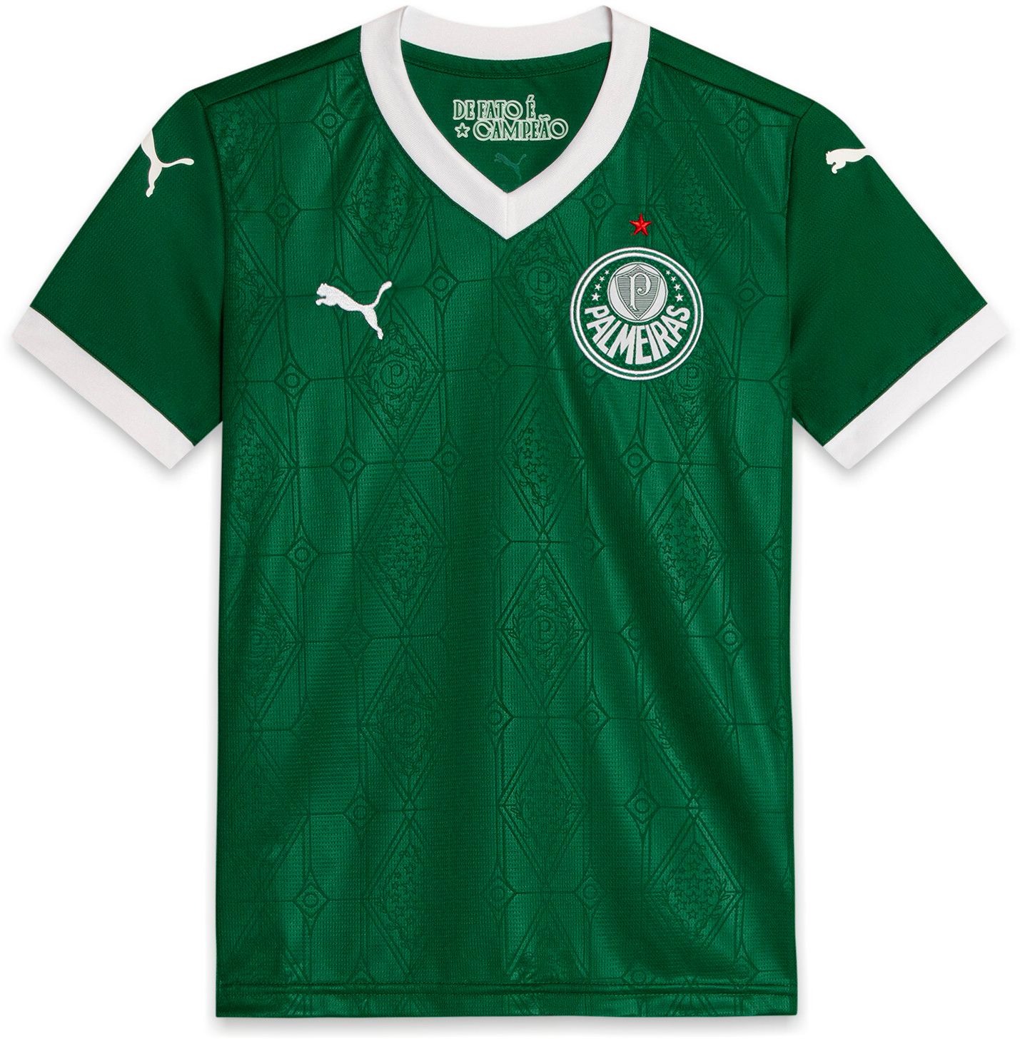 PUMA Youth Palmeiras 2025-26 Green Home Replica Jersey product image