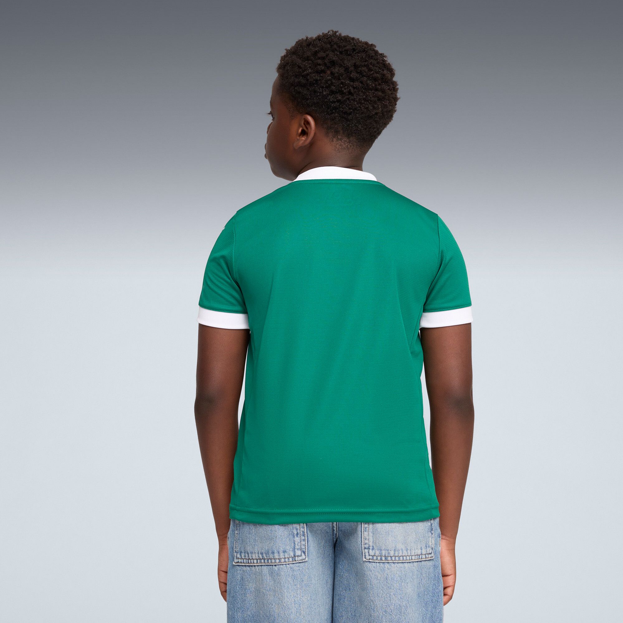 PUMA Youth Palmeiras 2025-26 Green Home Replica Jersey product image