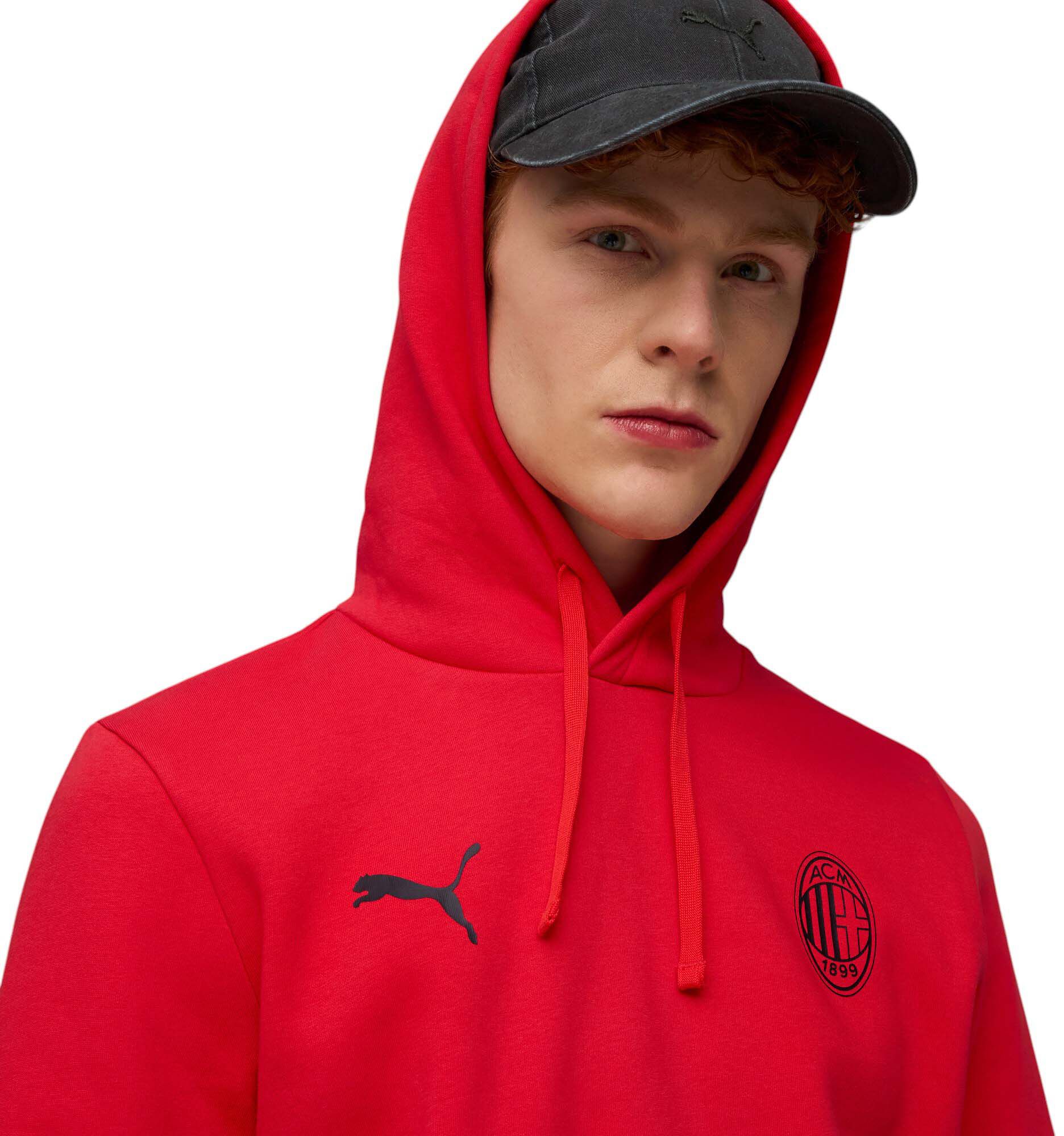 PUMA Men's AC Milan Red Logo Hoodie product image