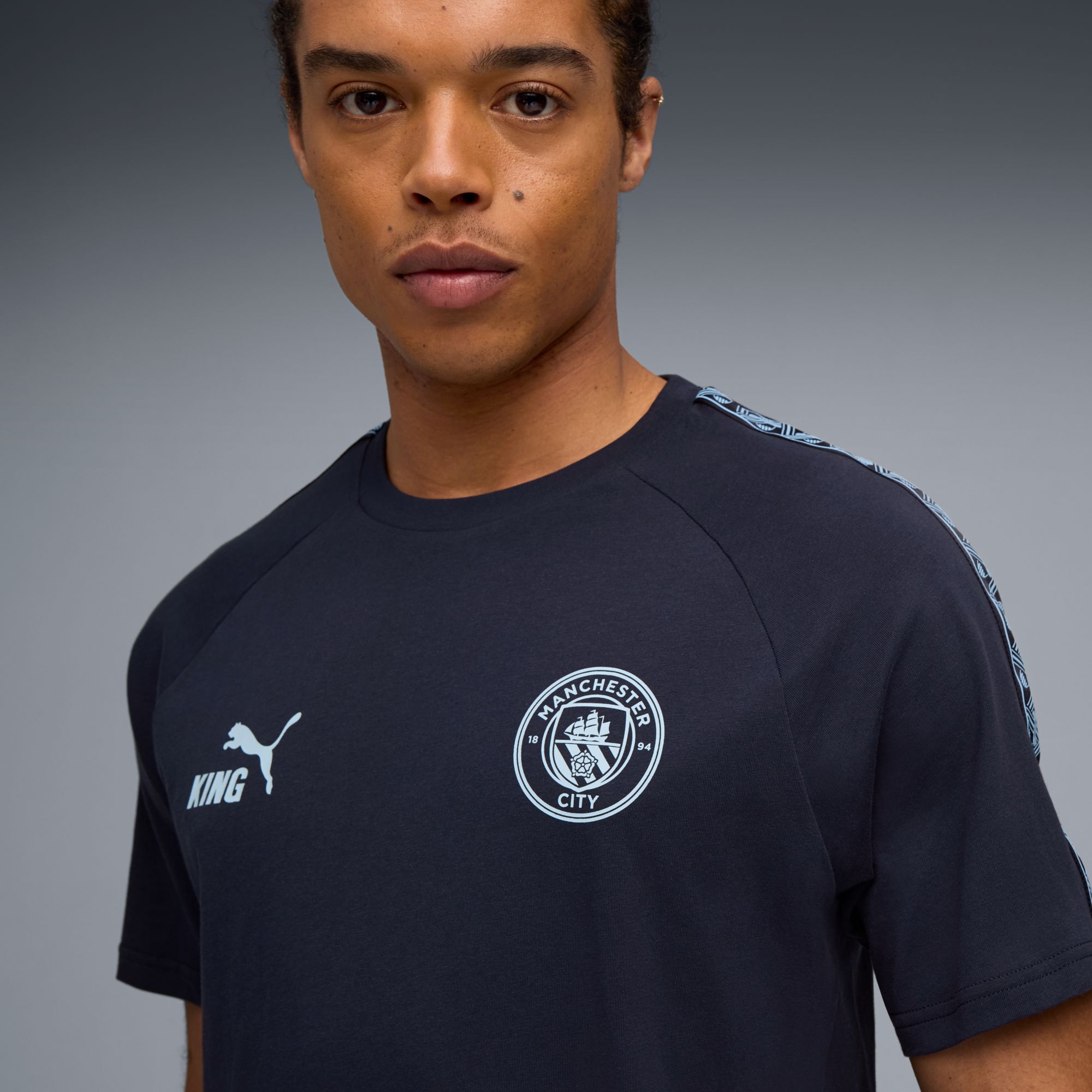 PUMA Men's Manchester City Navy Logo T-Shirt product image