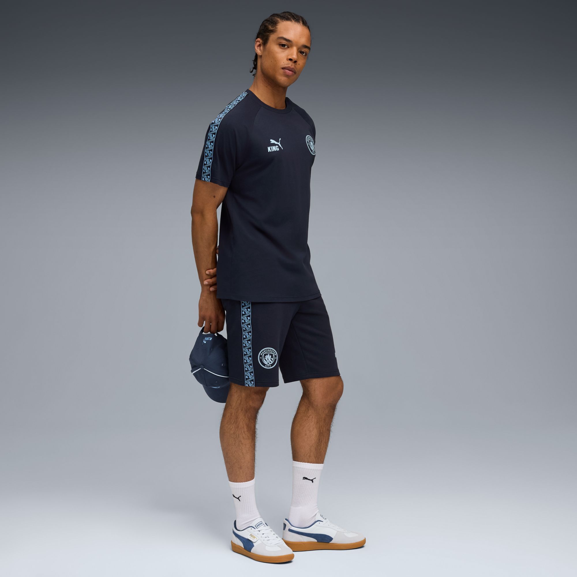 PUMA Men's Manchester City Navy Logo T-Shirt product image