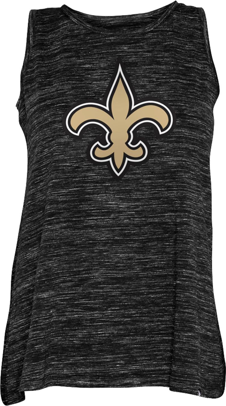 New Era Women's New Orleans Saints Splitback Black Tank Top product image